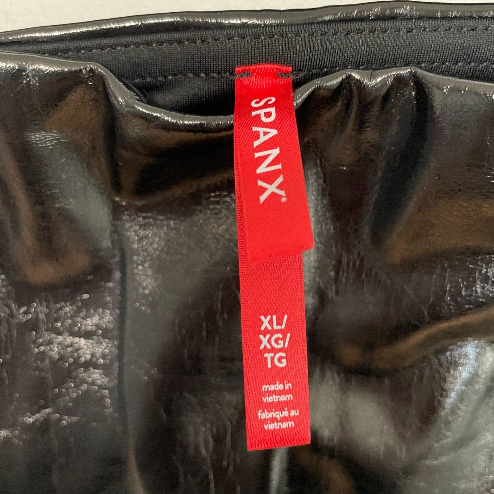 Spanx Spanx Faux Patent Leather Leggings XL Womens Pull On Shine Size 36" / US 14 / IT 50 - 4 Thumbnail