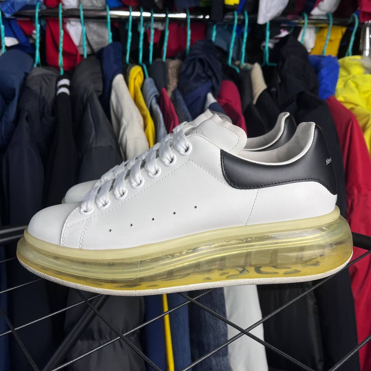 Alexander McQueen Alexander McQueen Oversized Leather Sneakers 611698 Size US 9 / IT 39 - 2 Thumbnail