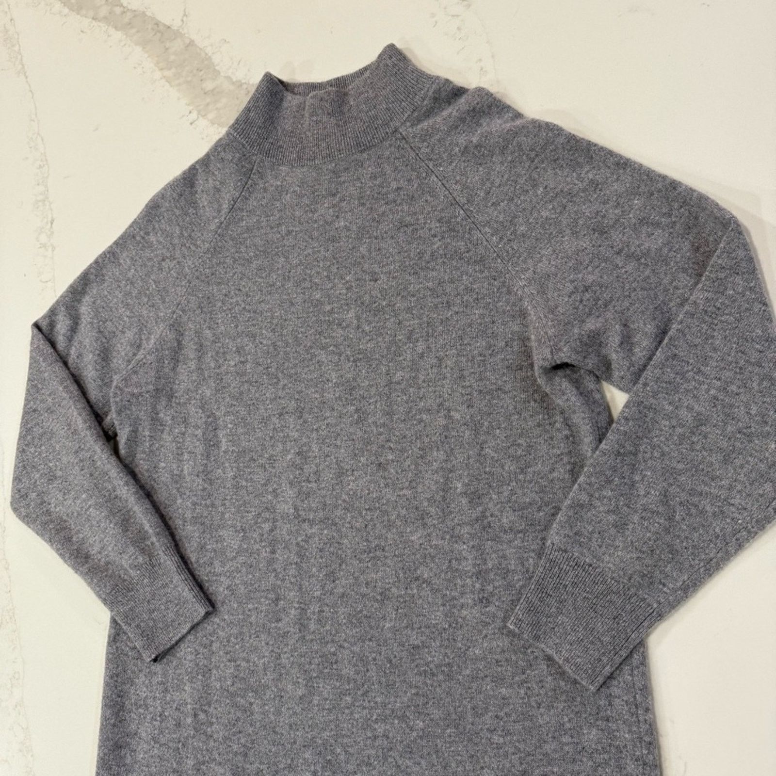 Lord & Taylor Lord & Taylor 100% Cashmere MockNeck Sweater Dress Womens M Size M / US 6-8 / IT 42-44 - 3 Thumbnail