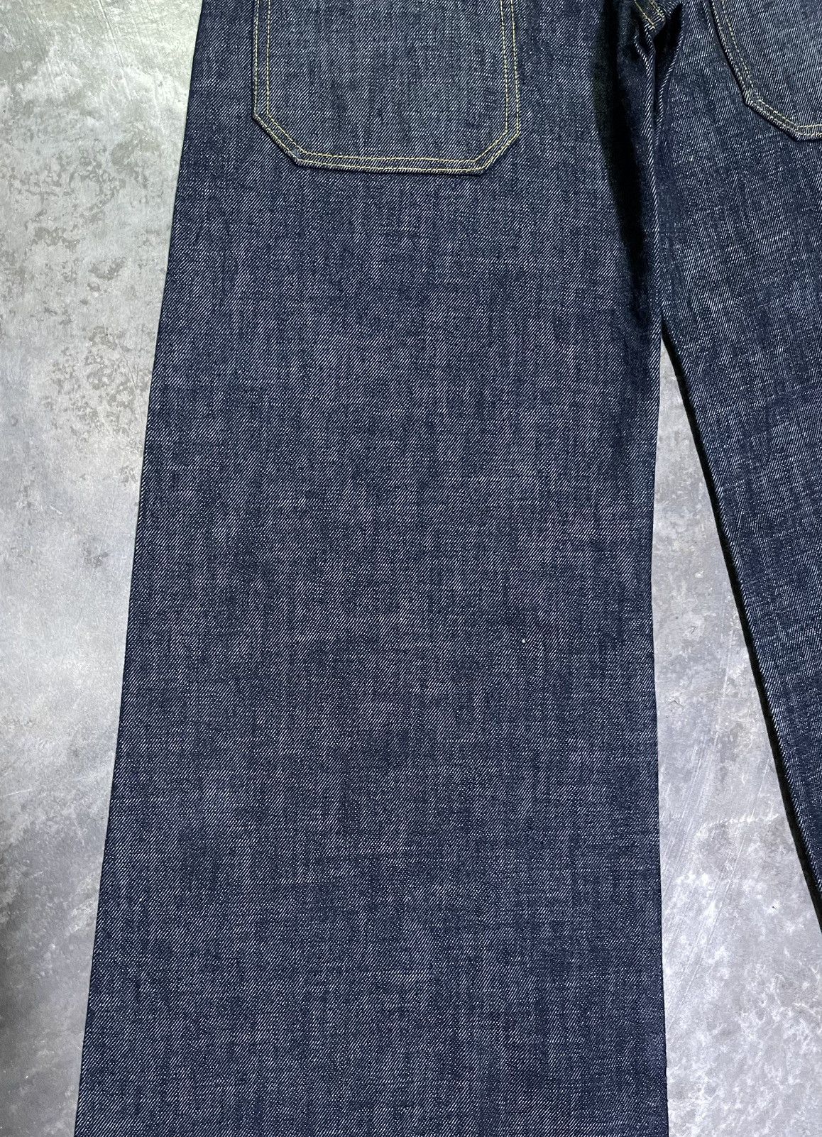 If Six Was Nine × Japanese Brand Super Flare Jeans Japan Chewin’ Bacco Size US 29 - 10 Thumbnail