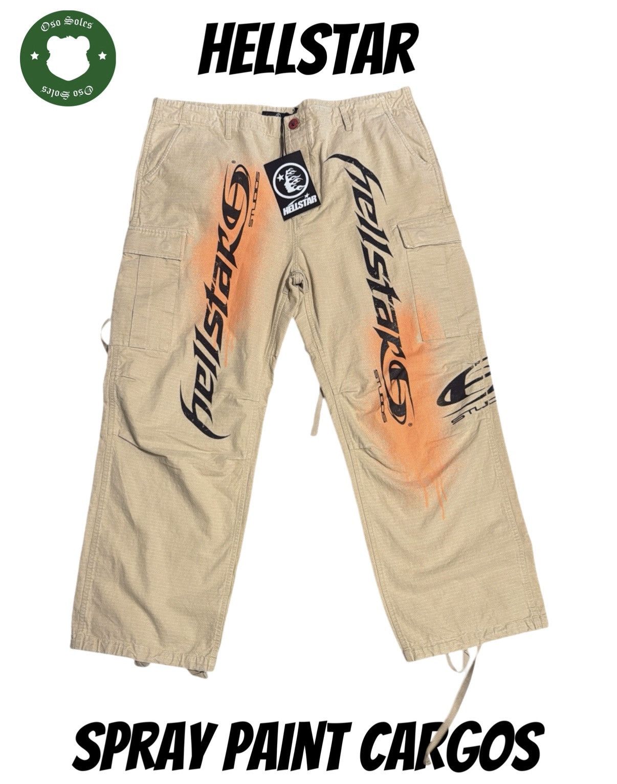 HELLSTAR Hellstar Spray Paint Cargos XL Size US 38 / EU 54 - 1 Thumbnail