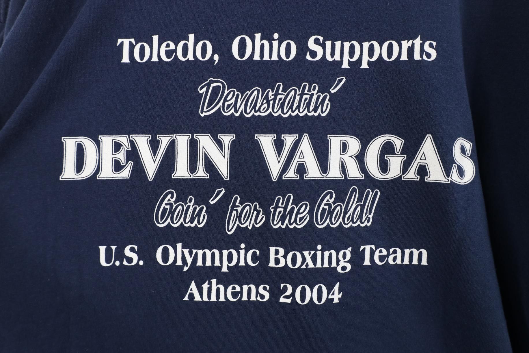 Vintage Vintage Y2K 2004 Athens Olympics Devin Toledo Ohio T-Shirt Size US XL / EU 56 / 4 - 9 Thumbnail