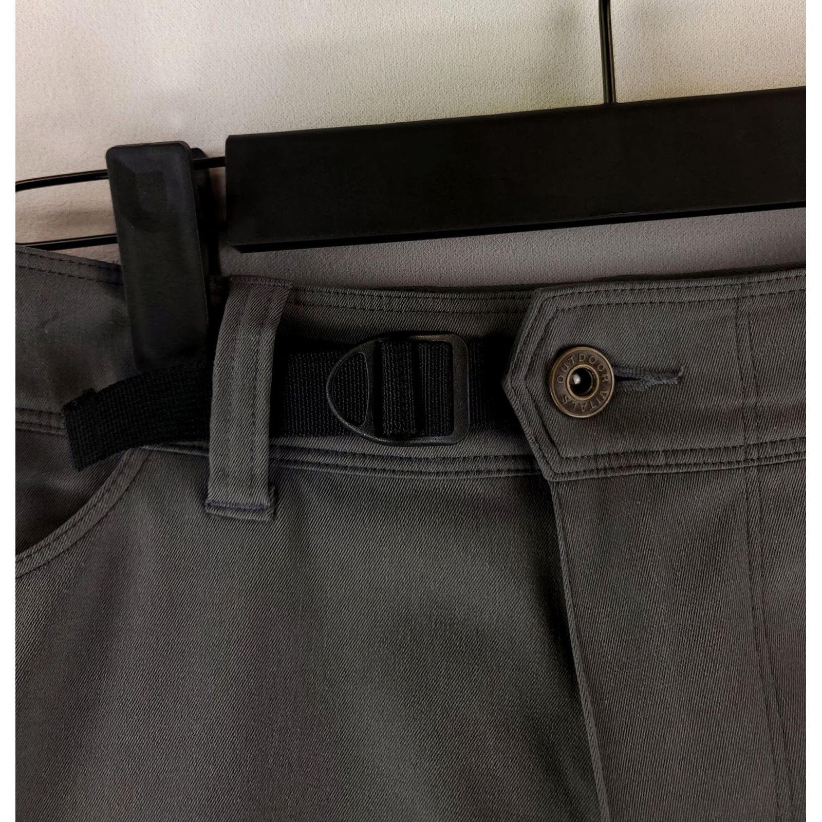 Vintage Outdoor Vitals Ultralight Hiking Pants Gray Womens 6 Short 29x29 Actual Cargo Short Womens Gray 6 Size 28" / US 6 / IT 42 - 2 Thumbnail