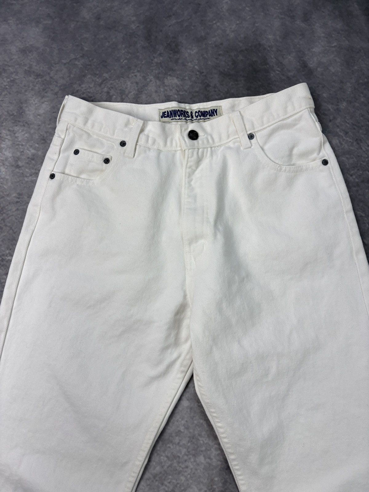 Carhartt × Vintage 1990s Work Denim 90s Vintage JEANWORKS Heavy Painter Jeans Size US 30 / EU 46 - 9 Thumbnail