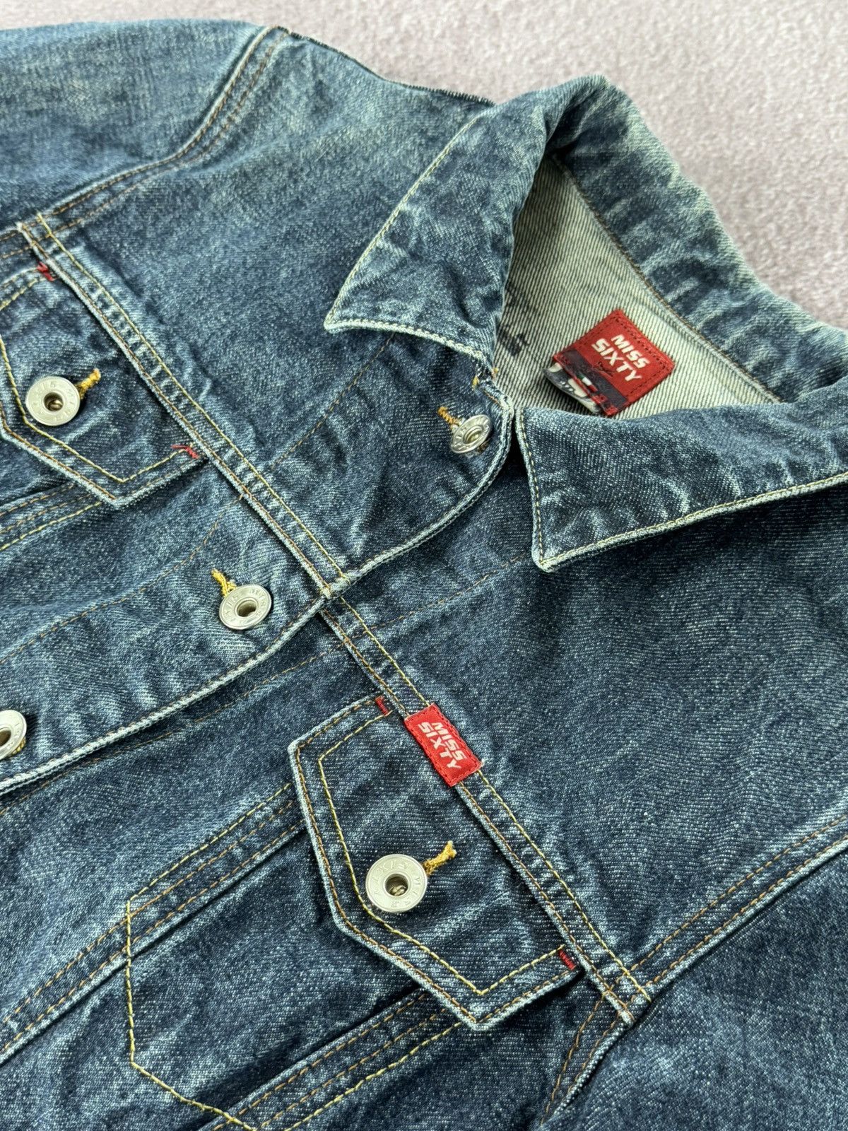 Miss Sixty Vintage miss sixty 00s denim trucker jacket Size S / US 4 / IT 40 - 8 Thumbnail