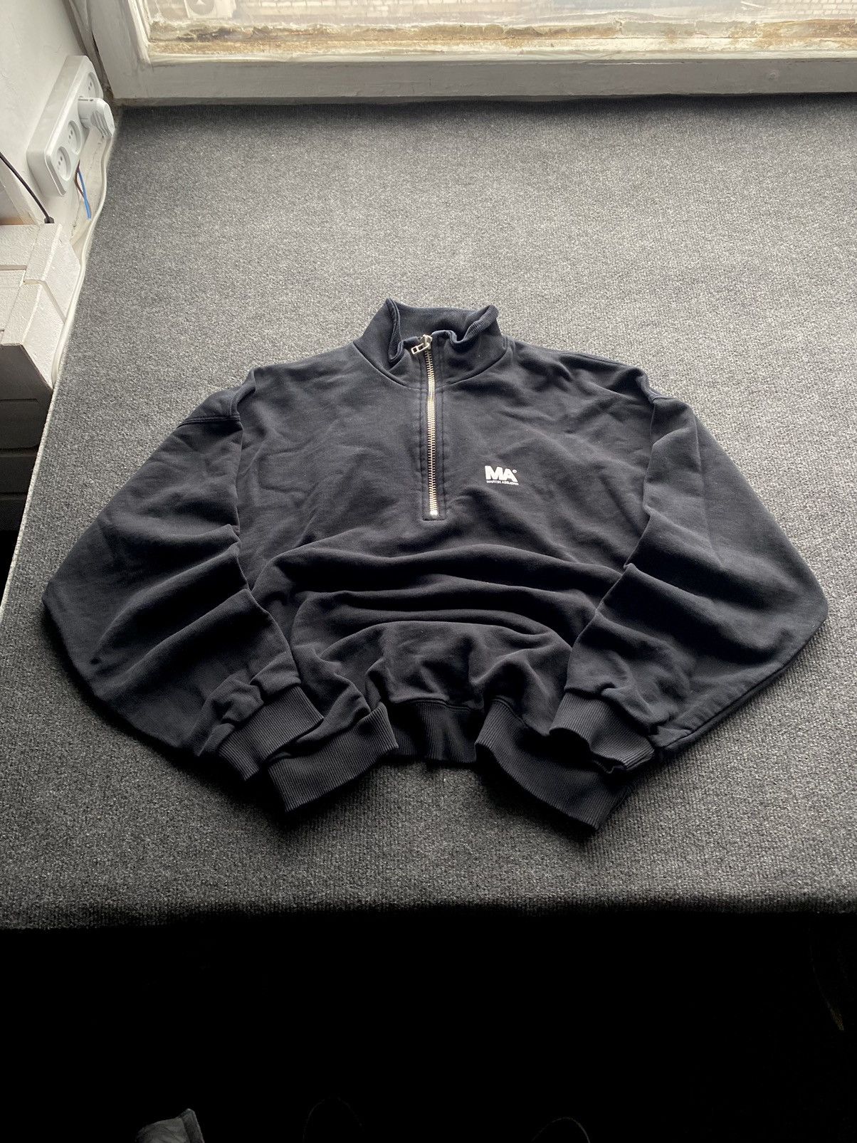 Martin Asbjorn 🔥RARE MARTIN ASBJORN half zip sweatshirt women large oversiz Size L / US 10 / IT 46 - 1 Thumbnail
