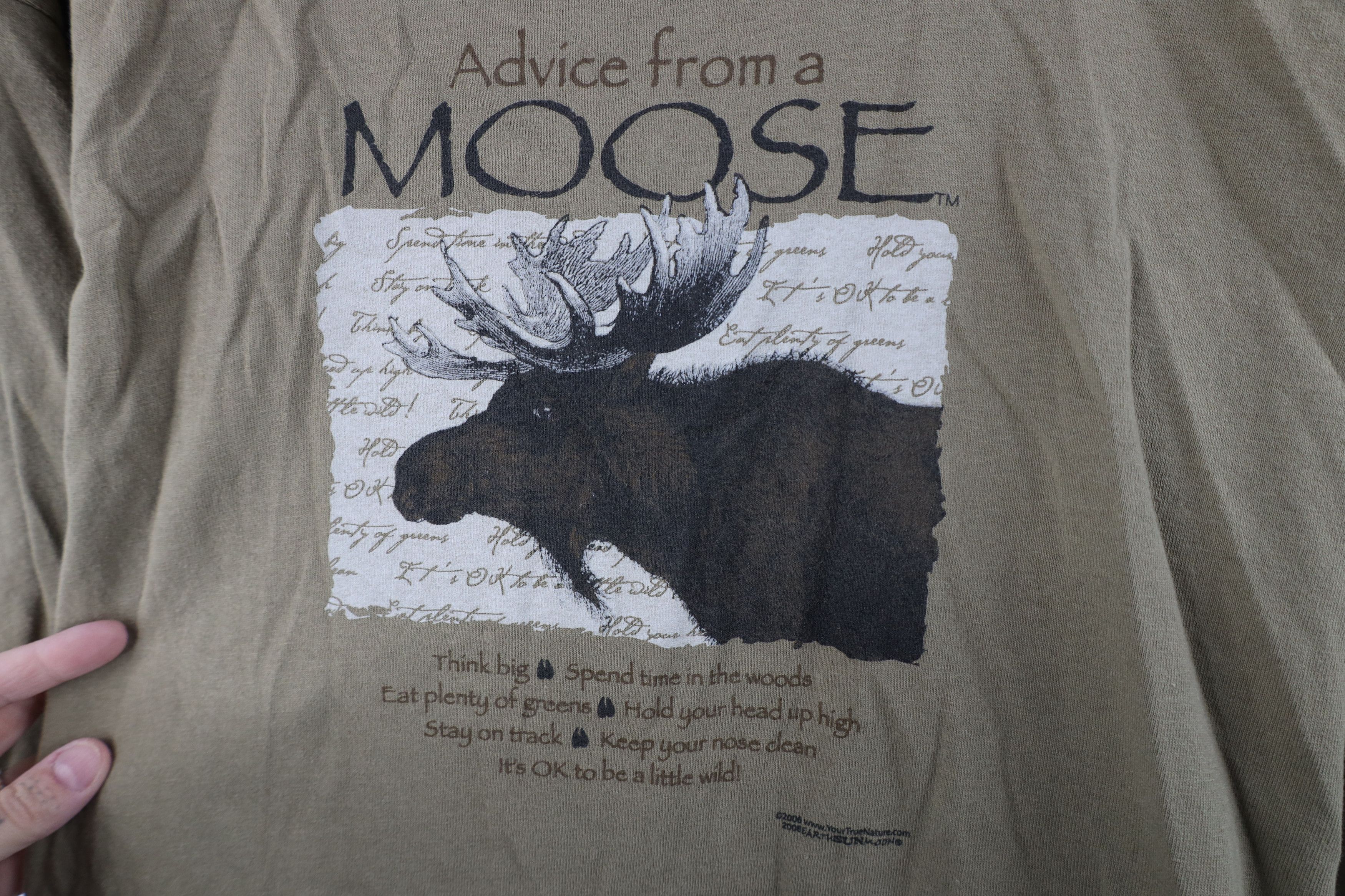 Vintage Vintage Y2K Streetwear From A Moose Long Sleeve T-Shirt Size US L / EU 52-54 / 3 - 4 Thumbnail