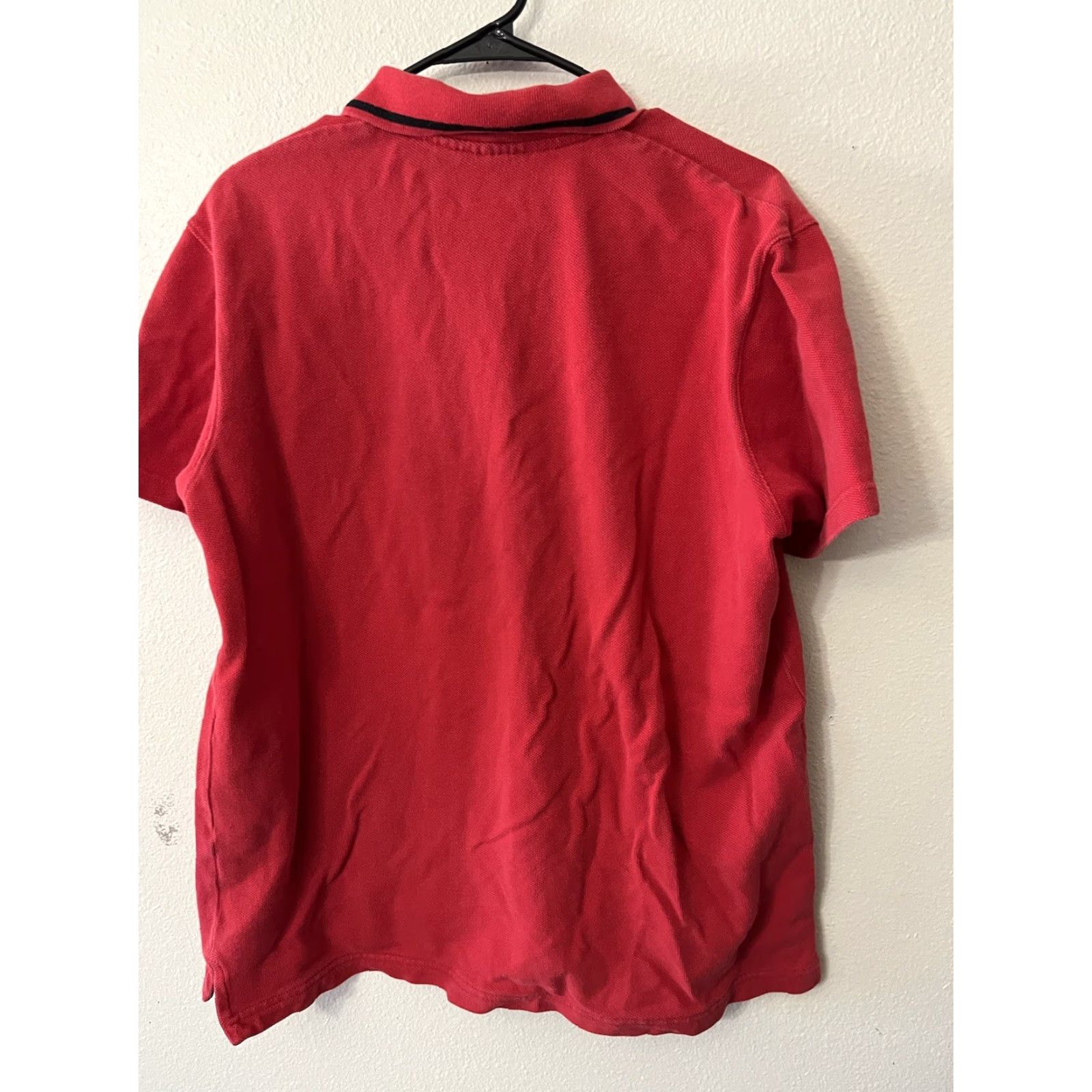 Nautica VINTAGE Nautica Polo Shirt Mens M Red Solid 90s Nautica Casual Sailing Shirt Mens Size US M / EU 48-50 / 2 - 2 Thumbnail