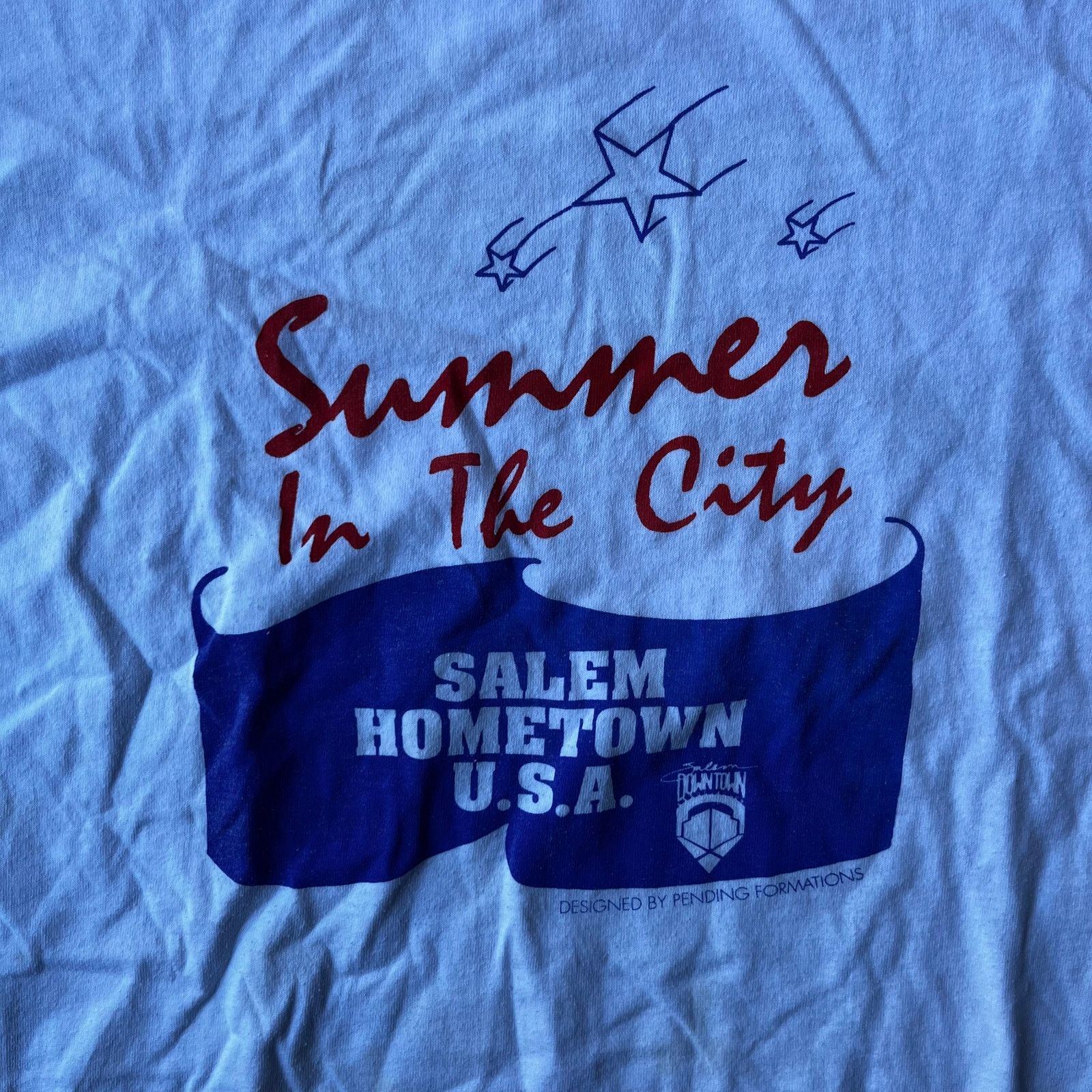 Vintage VINTAGE SALEM OREGON USA SHIRT GRAPHIC WHITE TEE XL 90S Size US XL / EU 56 / 4 - 5 Thumbnail