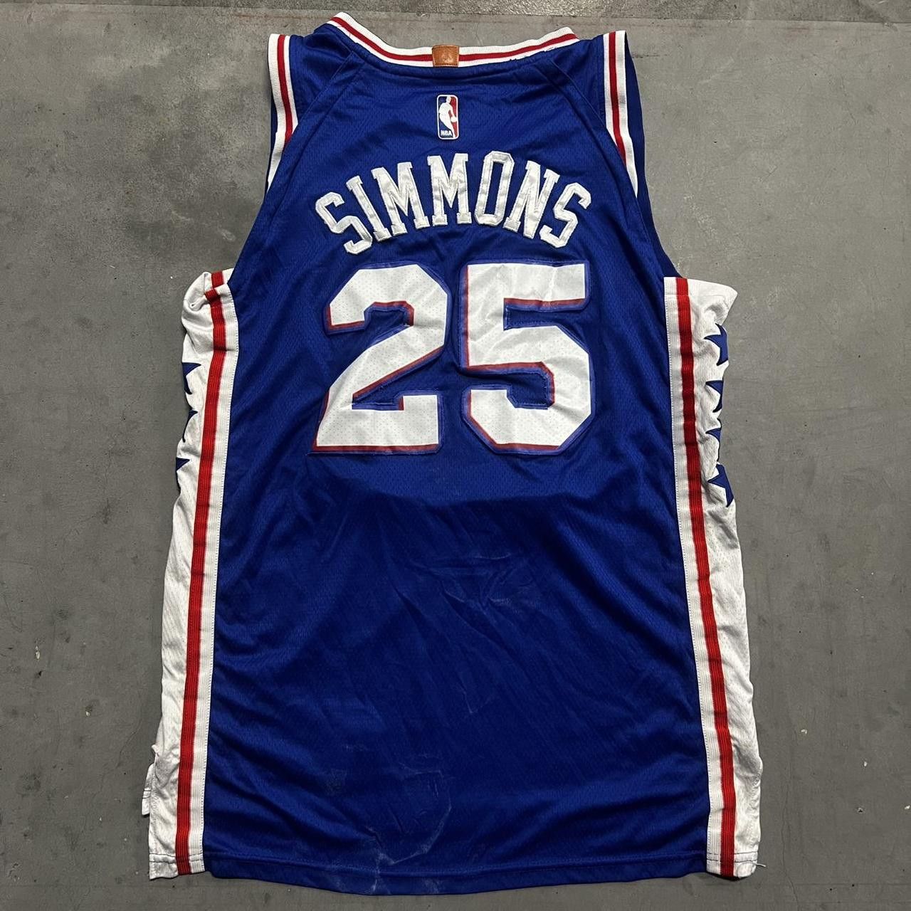 NBA × Nike Vintage Y2K Nike NBA Philadelphia 76ers Ben Simmons Jersey! Size US M / EU 48-50 / 2 - 3 Thumbnail