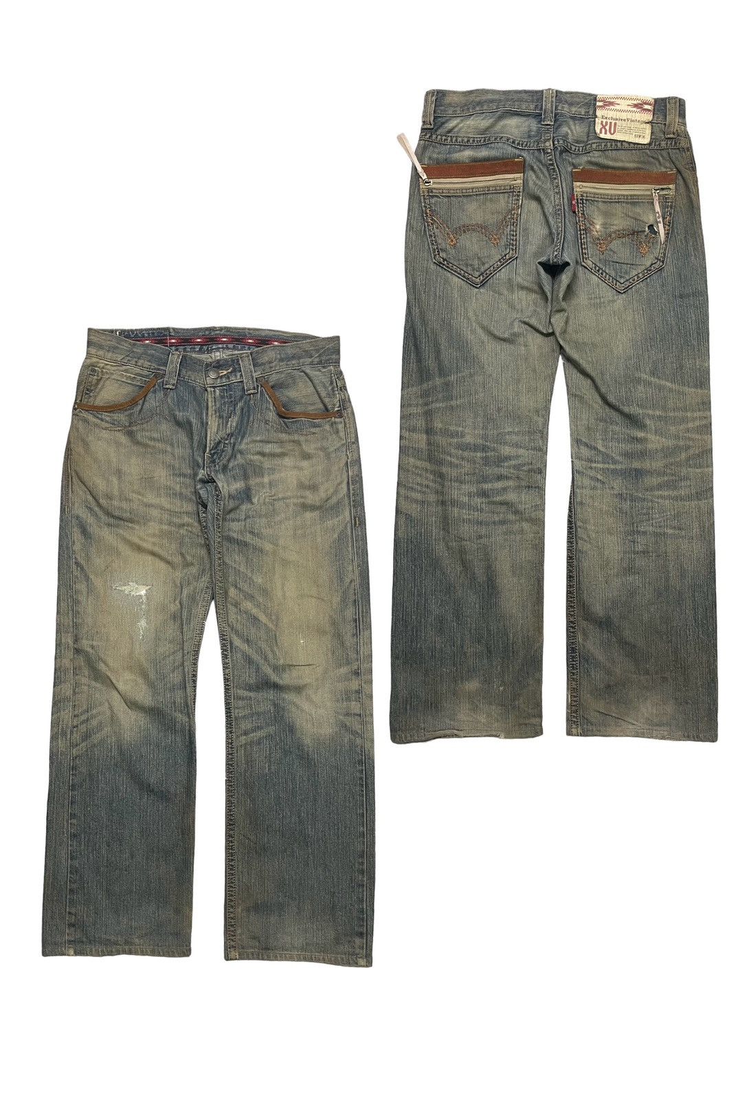 Edwin VINTAGE EDWIN EXCLUSIVE VINTAGE RARE DISTRESSED Size US 33 - 1 Thumbnail