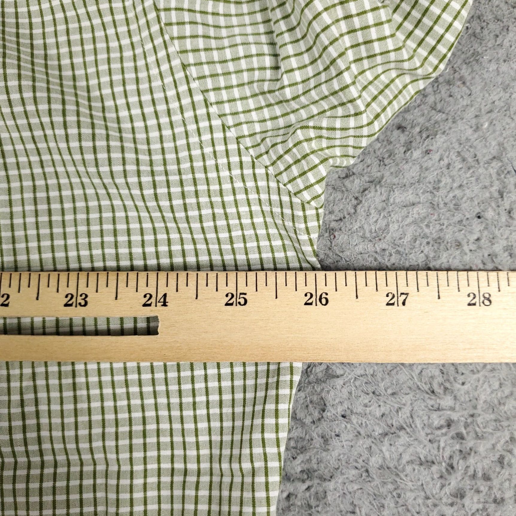 Tommy Hilfiger Tommy Hilfiger Shirt Mens 16 Green Check Dress Button Up Long Sleeve Shirt Mens 16 Green Check Dress Button Up Long Sleeve Size 42R - 6 Thumbnail