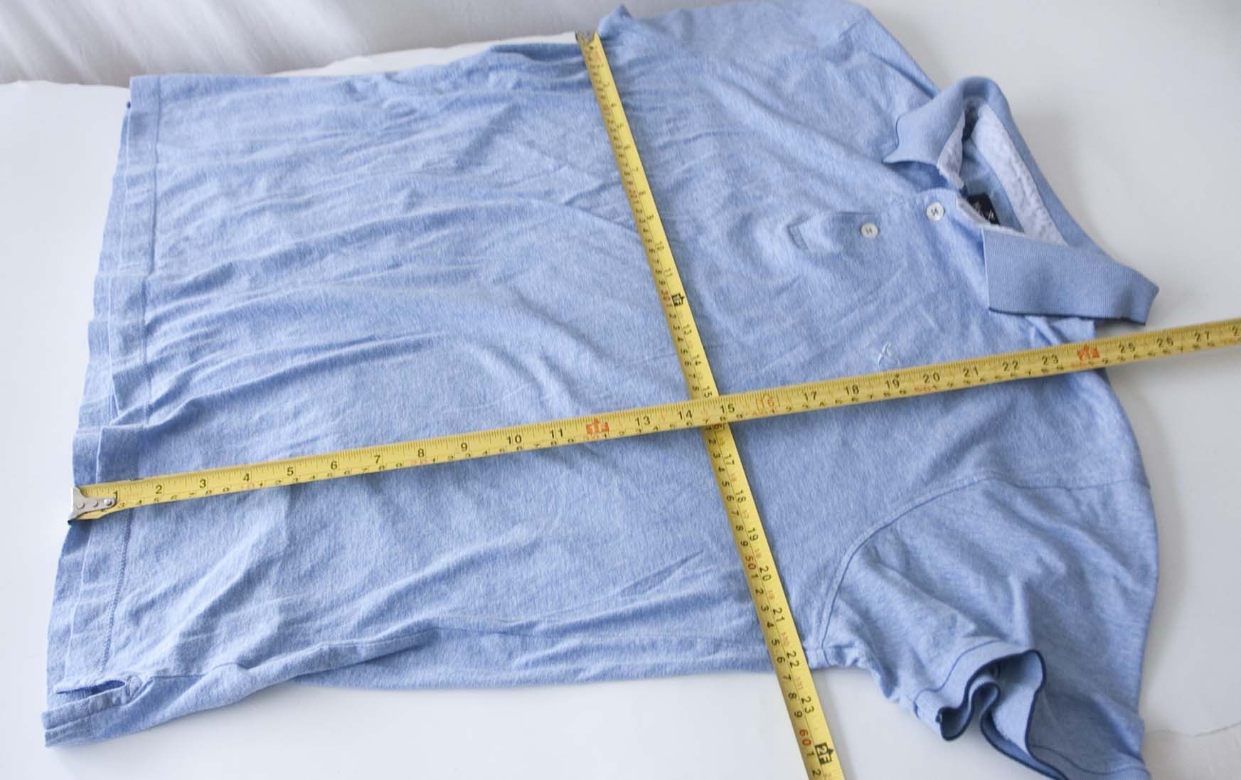Hackett Hackett London Polo Slim Fit Size XL Pale Blue Size US XL / EU 56 / 4 - 5 Thumbnail