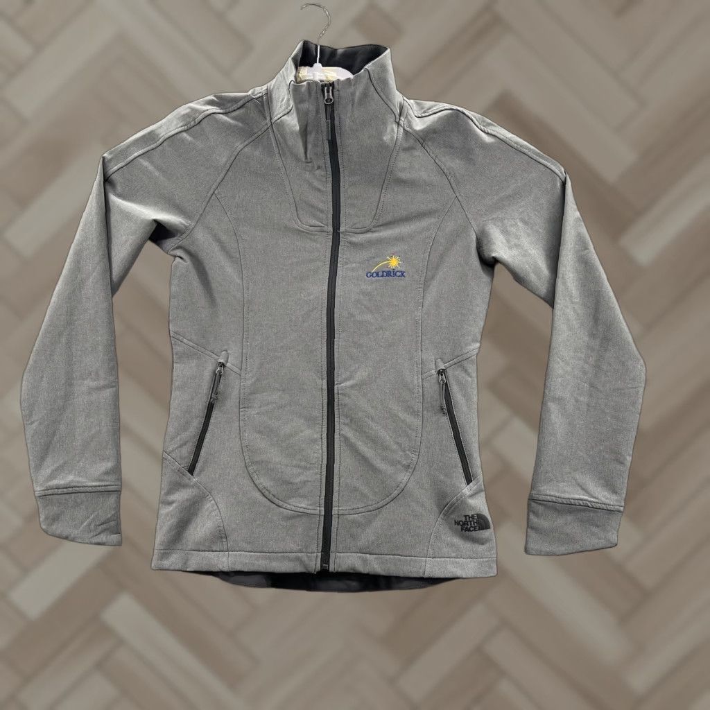 The North Face The North Face Womens S Gray Softshell Full Zip Jacket Size S / US 4 / IT 40 - 1 Thumbnail