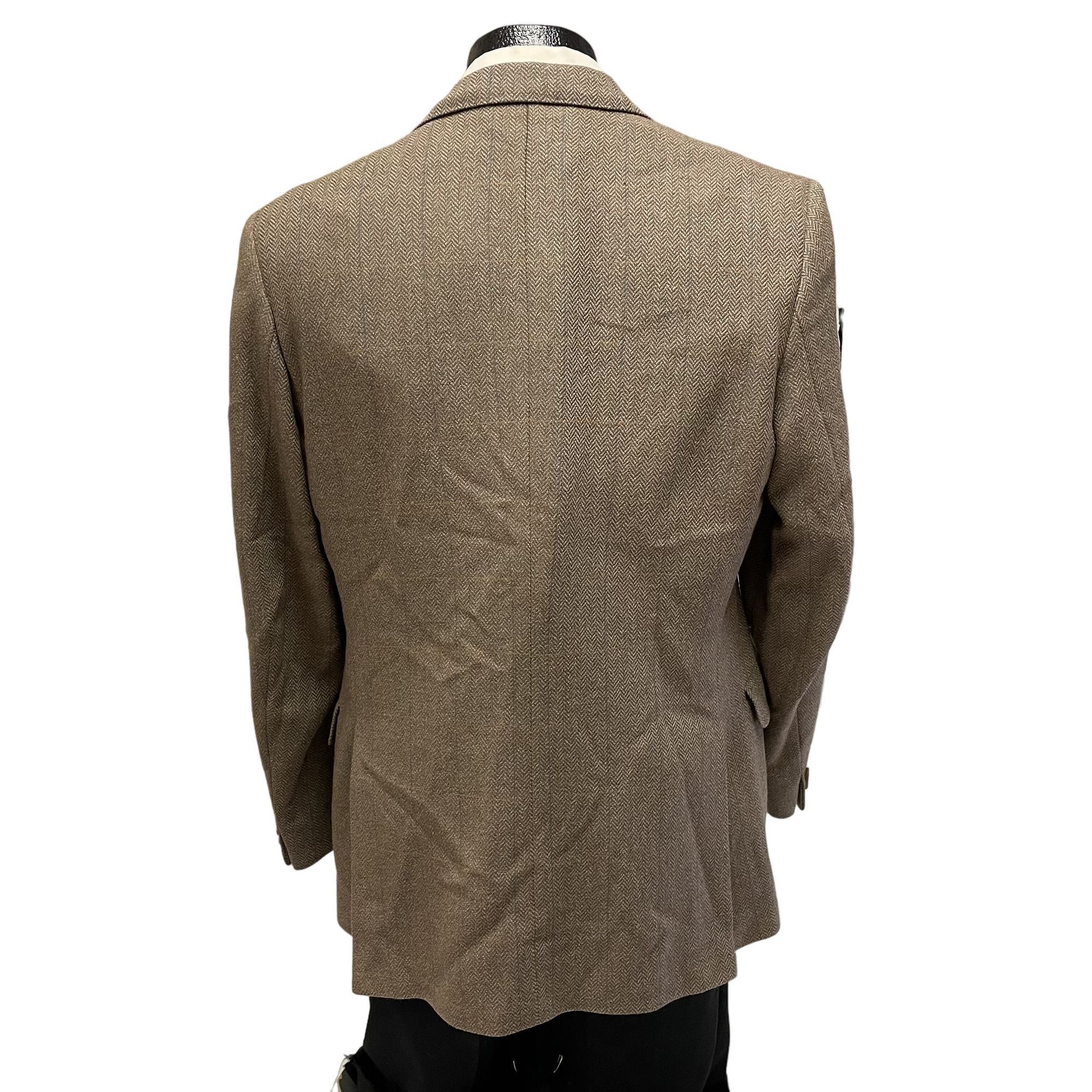 Other Vtg MAGEE HERRINGBONE Sport Coat Overcheck Jacket Size 42R - 3 Thumbnail