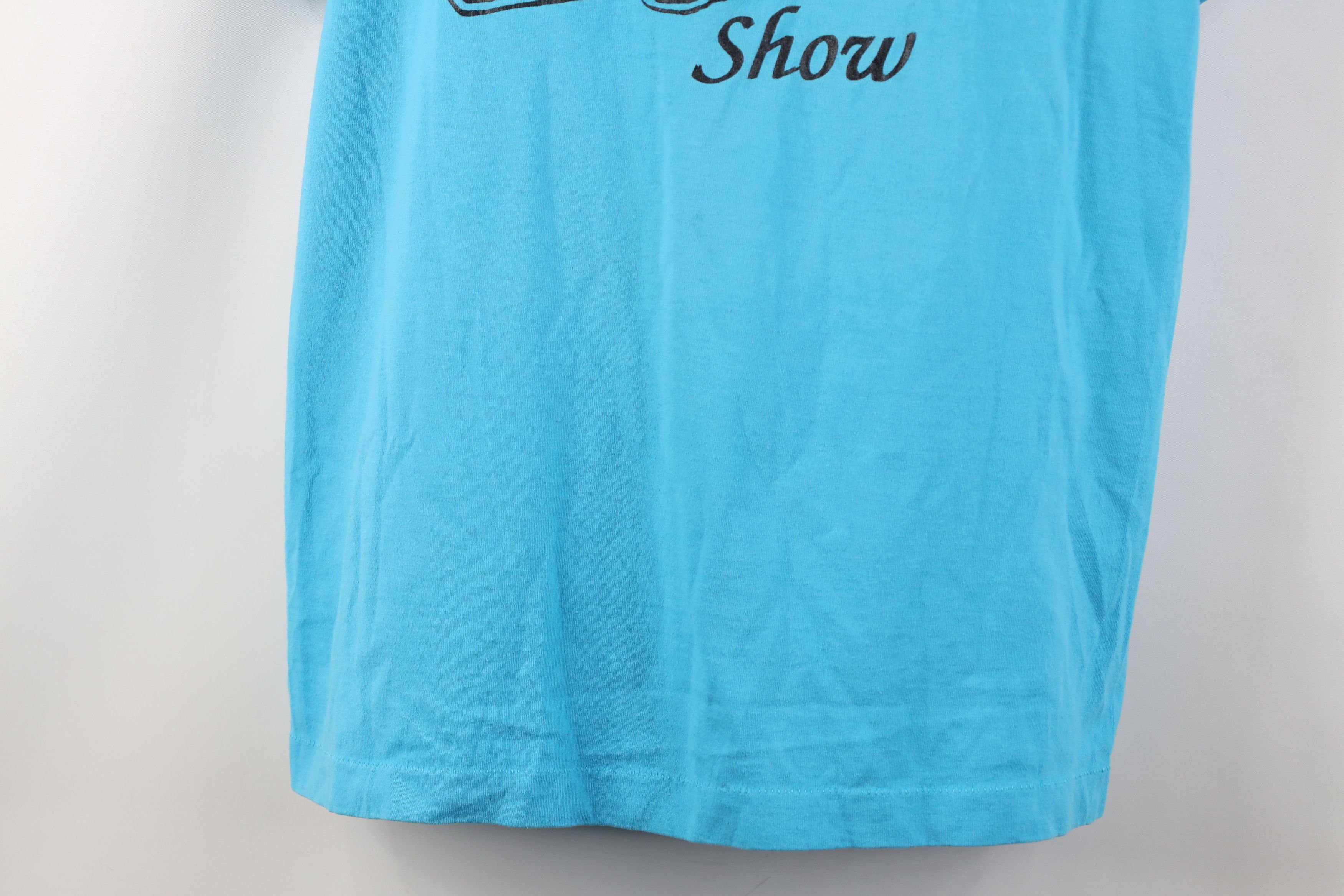 Vintage Vintage 90s Christian The Bible Tells Me So T-Shirt Blue USA Size M / US 6-8 / IT 42-44 - 3 Thumbnail