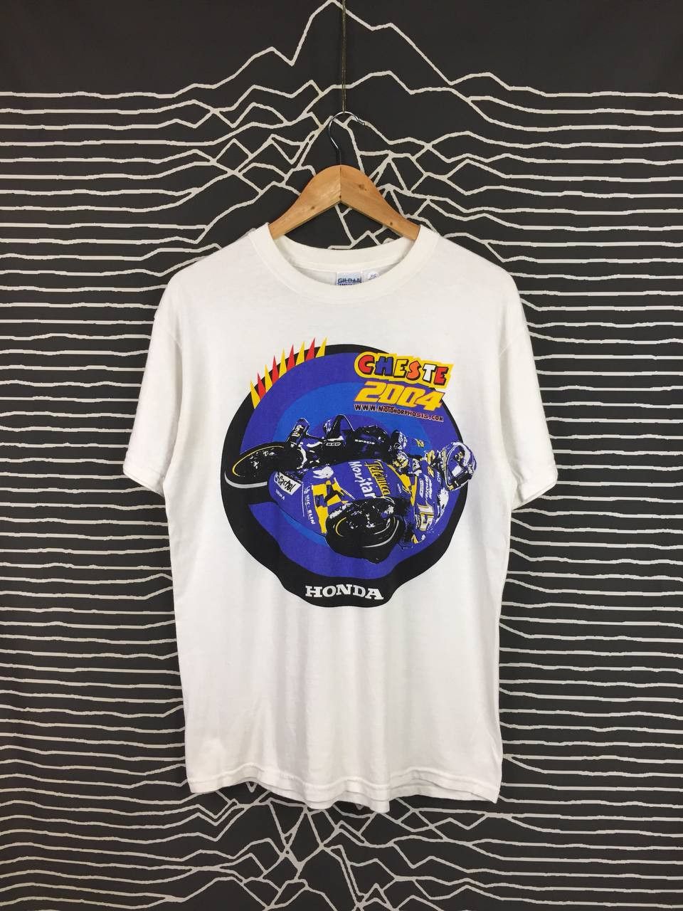 Honda × Vintage Vtg 2004 Cheste Valencia Motorcycle Grand Prix Tee Size US M / EU 48-50 / 2 - 1 Thumbnail