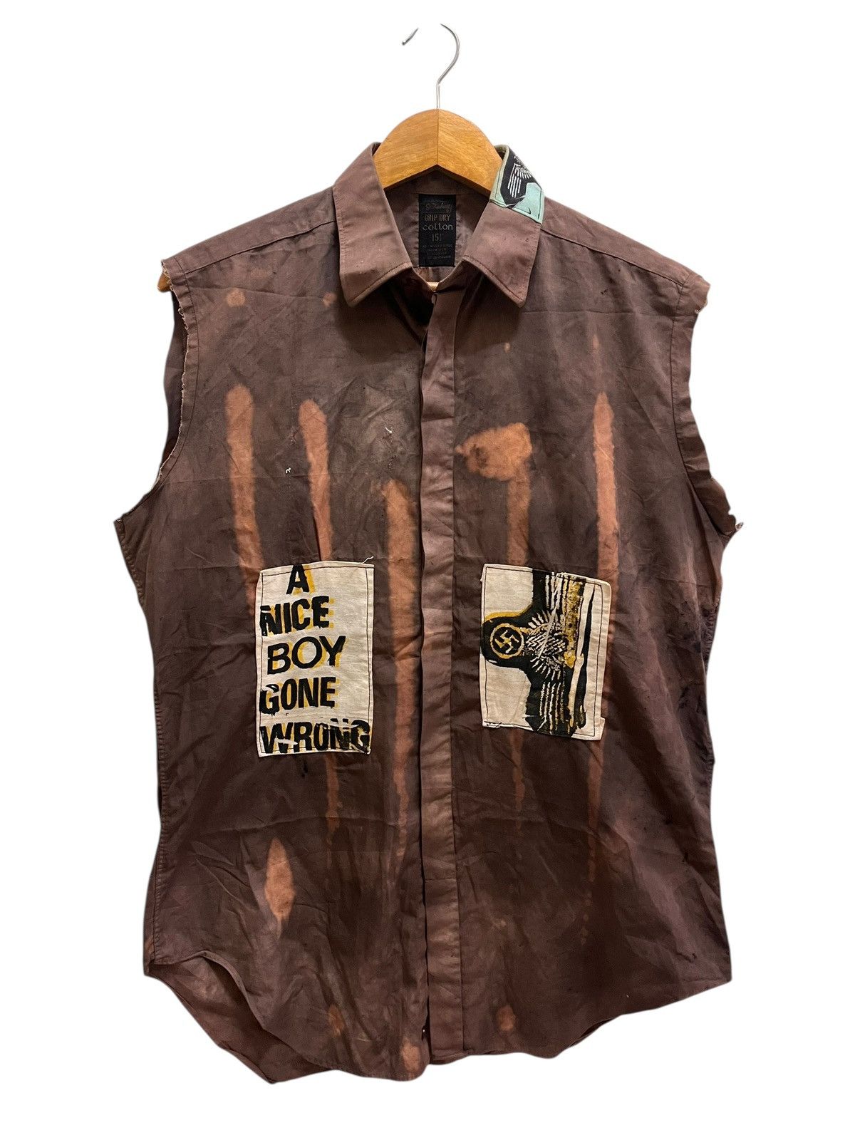 Seditionaries Vintage Seditionaries Sleeveless Anarchist Style Size US L / EU 52-54 / 3 - 1 Thumbnail
