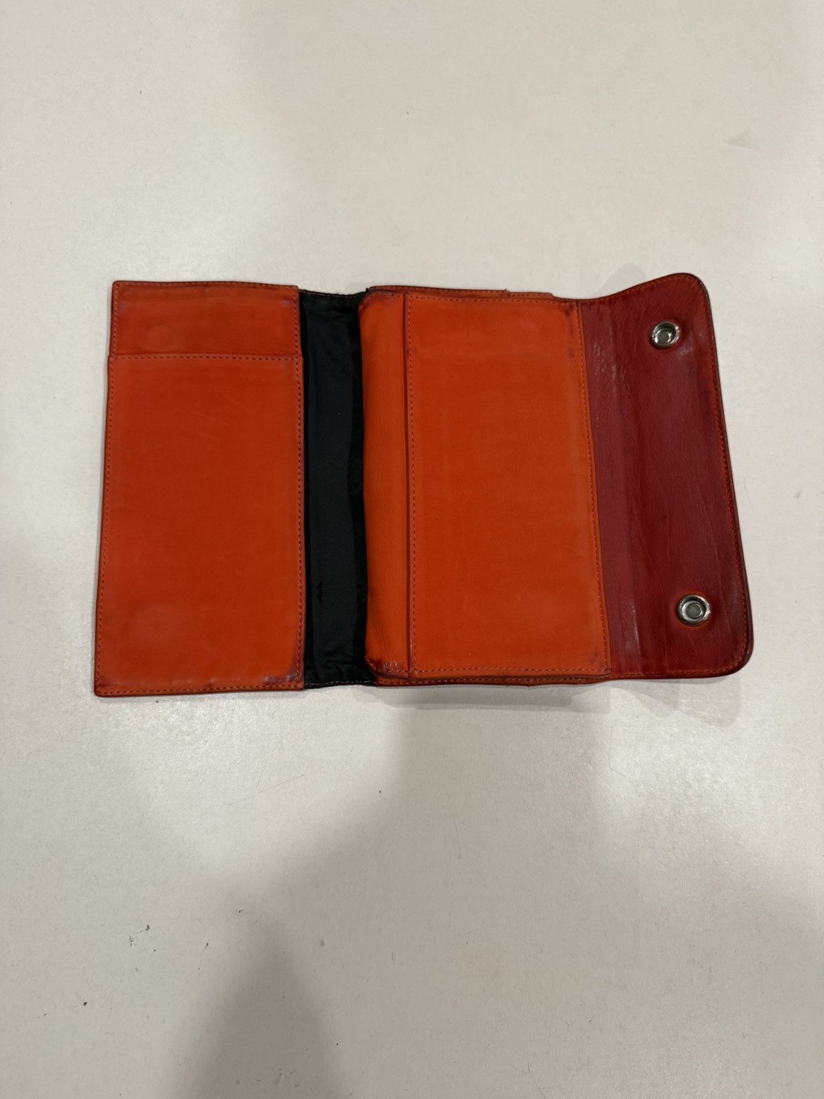 Chrome Hearts Chrome Hearts Wave Wallet Leather Suede Silver Cross Balls Size ONE SIZE - 14 Thumbnail