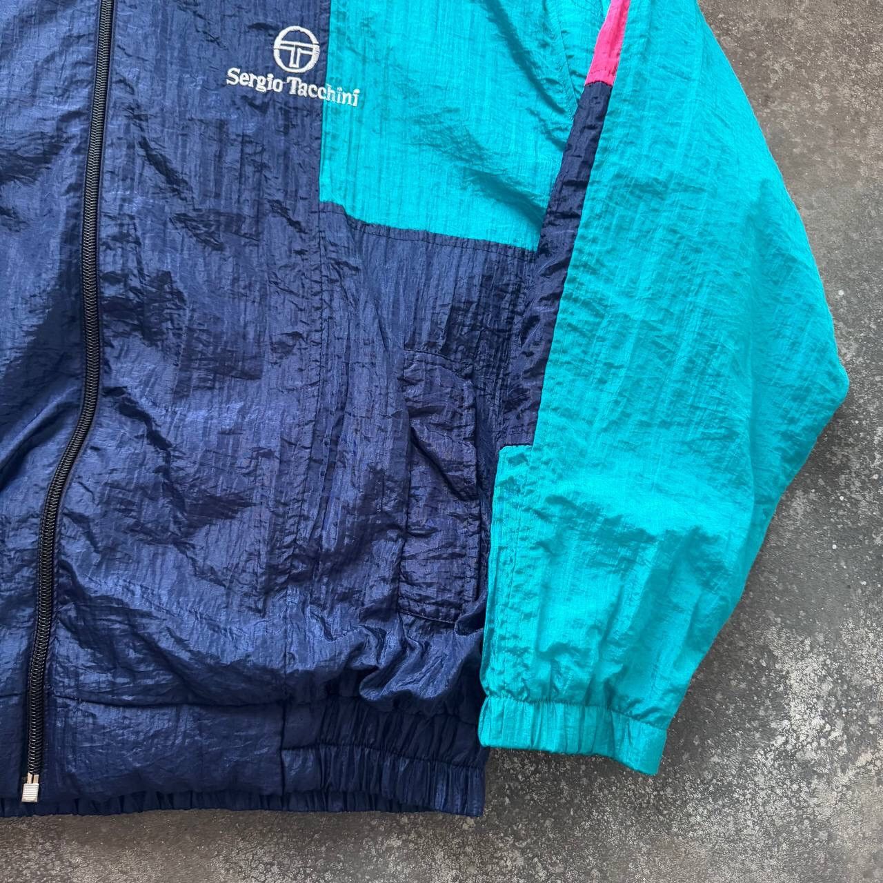 Sergio Tacchini 80s Sergio Tacchini Vintage Retro Track Jacket Size US M / EU 48-50 / 2 - 10 Thumbnail