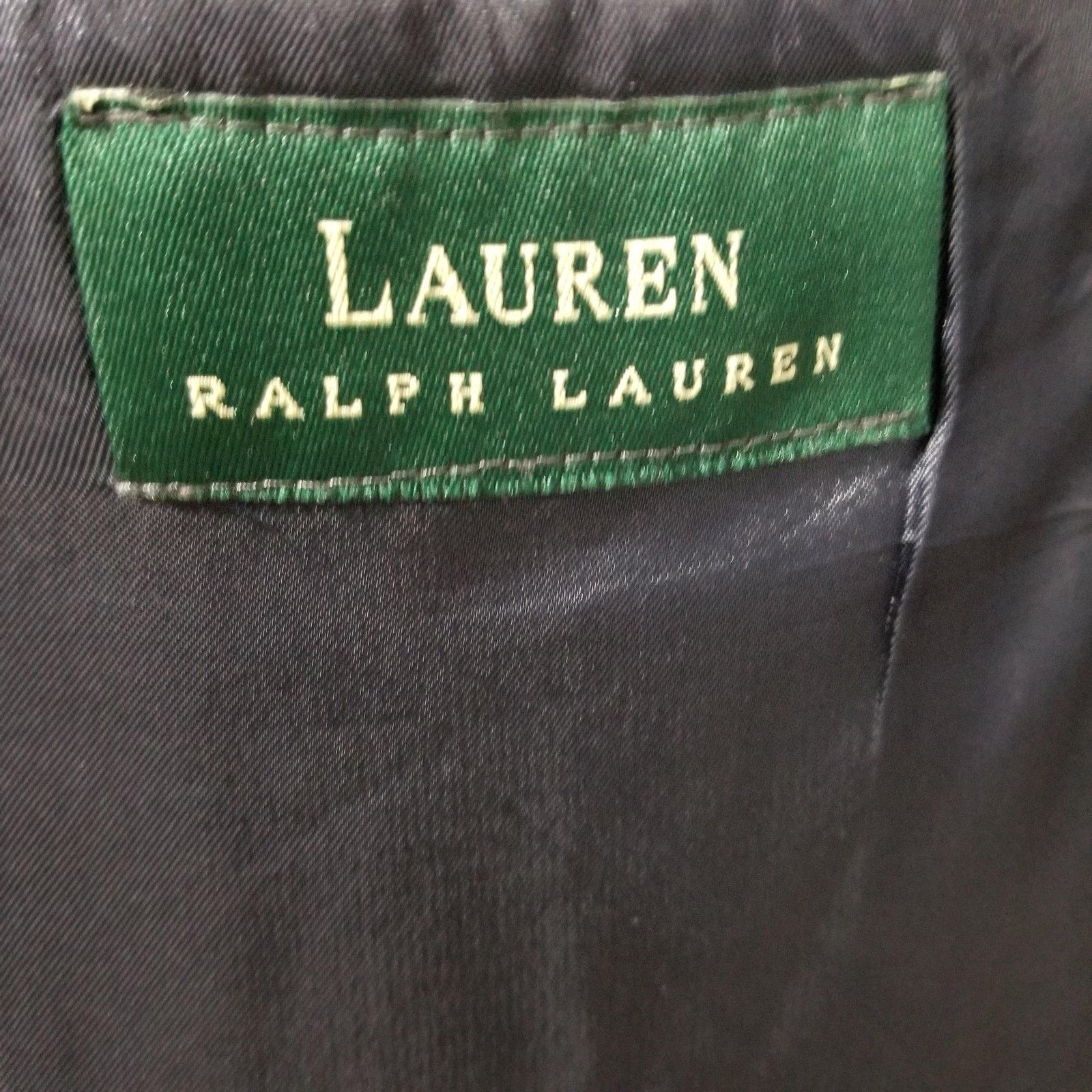 Lauren Ralph Lauren Lauren Ralph Lauren Blazer Mens 43R Navy Wool Sport Coat Size 42R - 4 Thumbnail