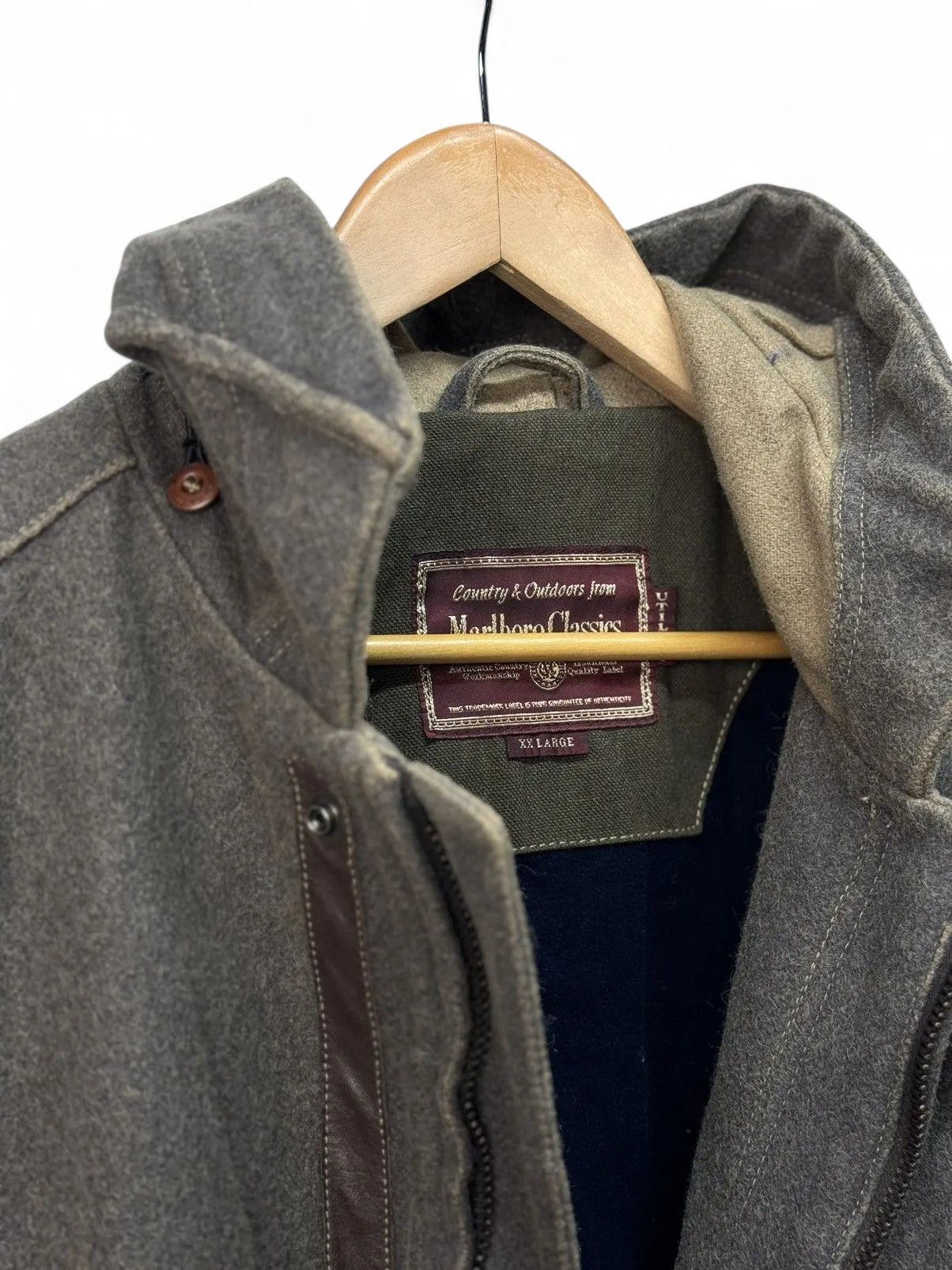 14th Addiction Marlboro Classics Brown Jacket Vintage Italian Craftsmanship Size US XL / EU 56 / 4 - 12 Thumbnail