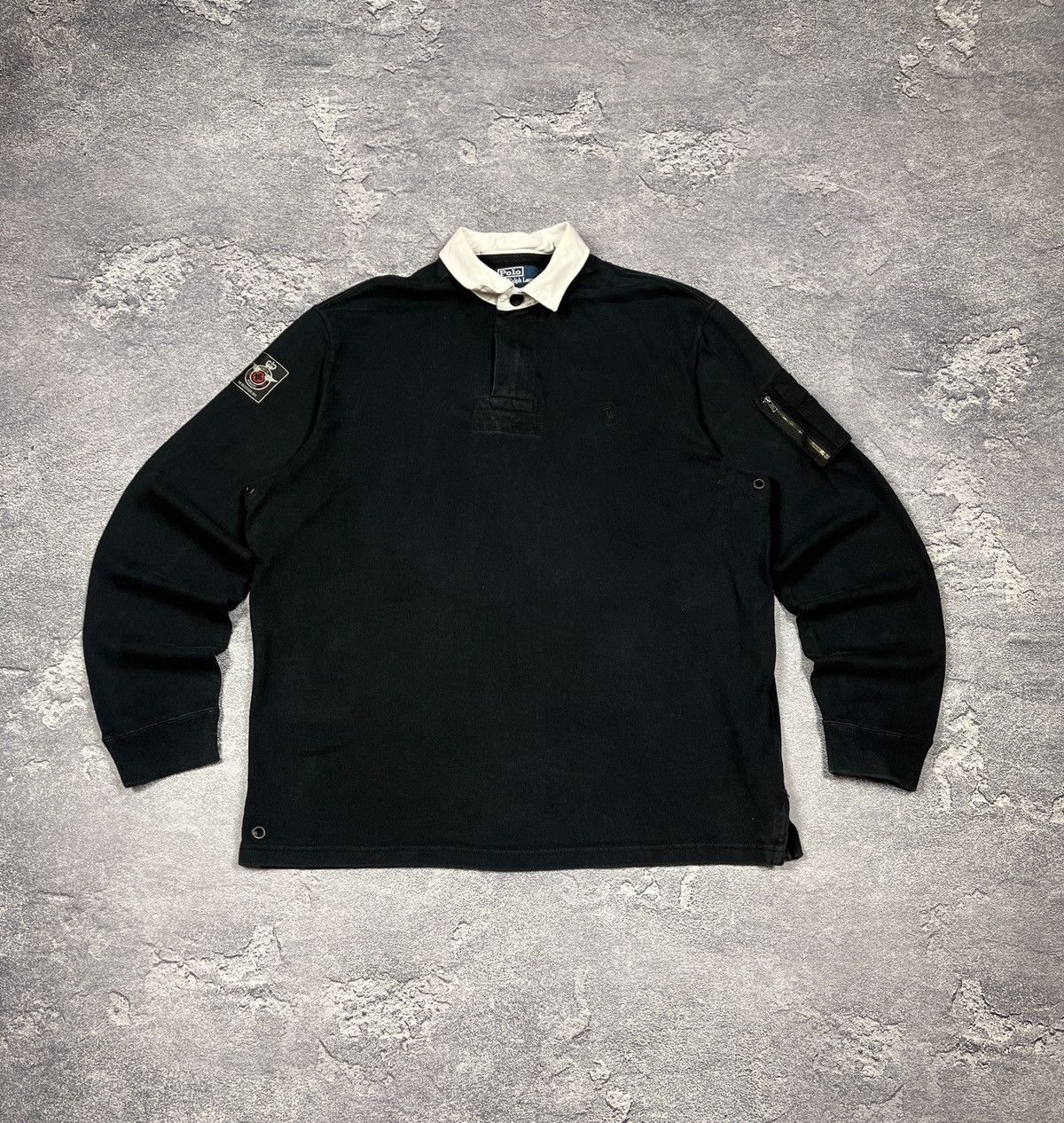 Polo Ralph Lauren Vintage Polo Ralph Lauren 381 Bleecker NYC Zip Up Sweater RL Size US XL / EU 56 / 4 - 1 Thumbnail