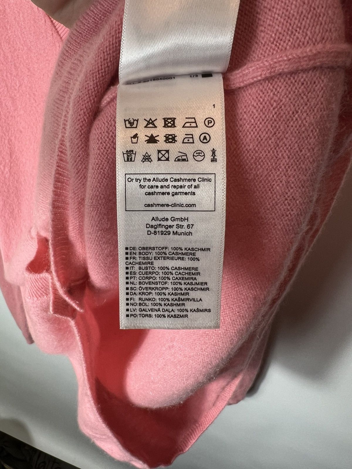 Allude Vintage luxury Allude Womens Pink Cashmere Cardigan Size Xl Size XL / US 12-14 / IT 48-50 - 7 Thumbnail