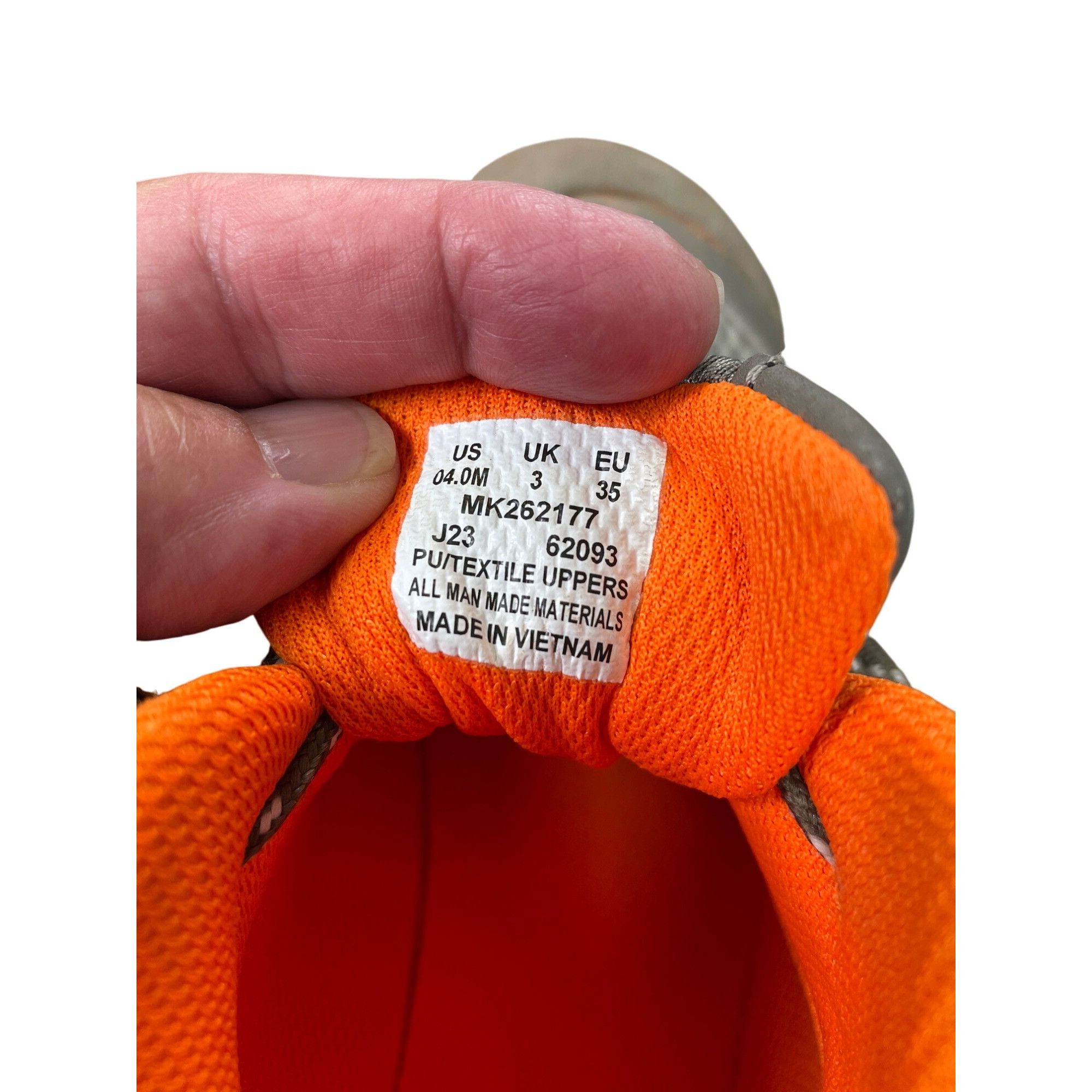 Merrell Merrell womans gray orange waterproof hiking hight top sneak Size US 5.5 / IT 35.5 - 12 Thumbnail