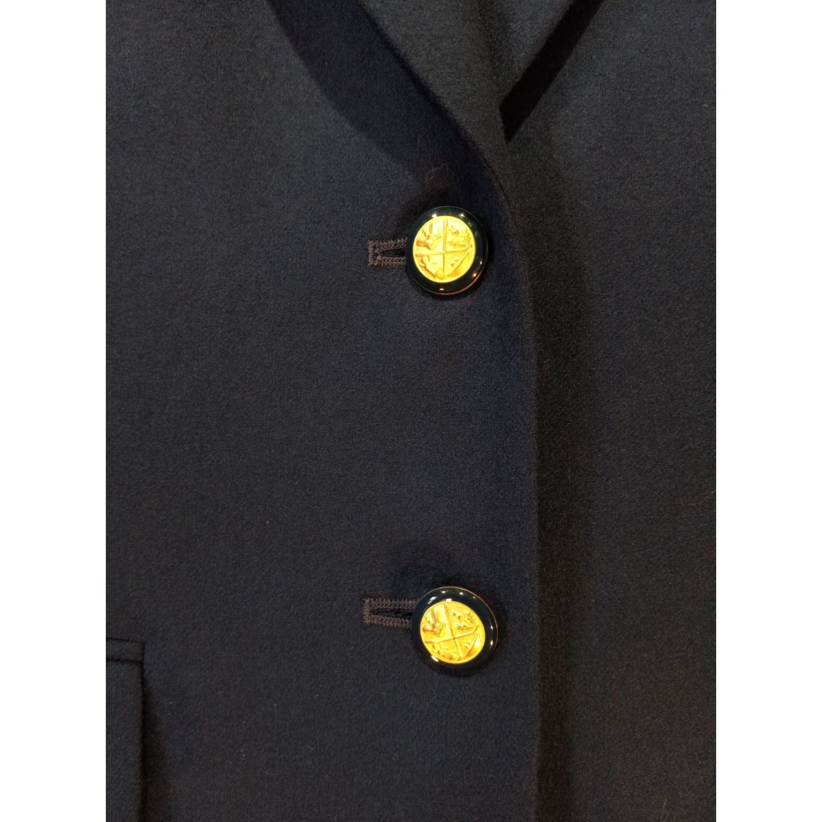 Pendleton VINTAGE Pendleton Blazer Women Size 12 Navy Blue Wool Jacket USA Made Blazer Jacket Lined Button Pockets Long Sleeve Mid-Length Regular Women Size XL / US 12-14 / IT 48-50 - 2 Thumbnail