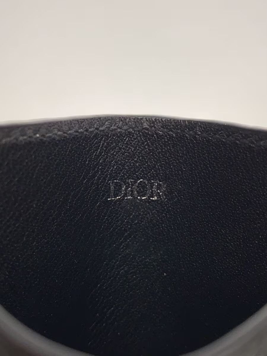 Dior Dior Leather Card Case Navy Size ONE SIZE - 3 Thumbnail