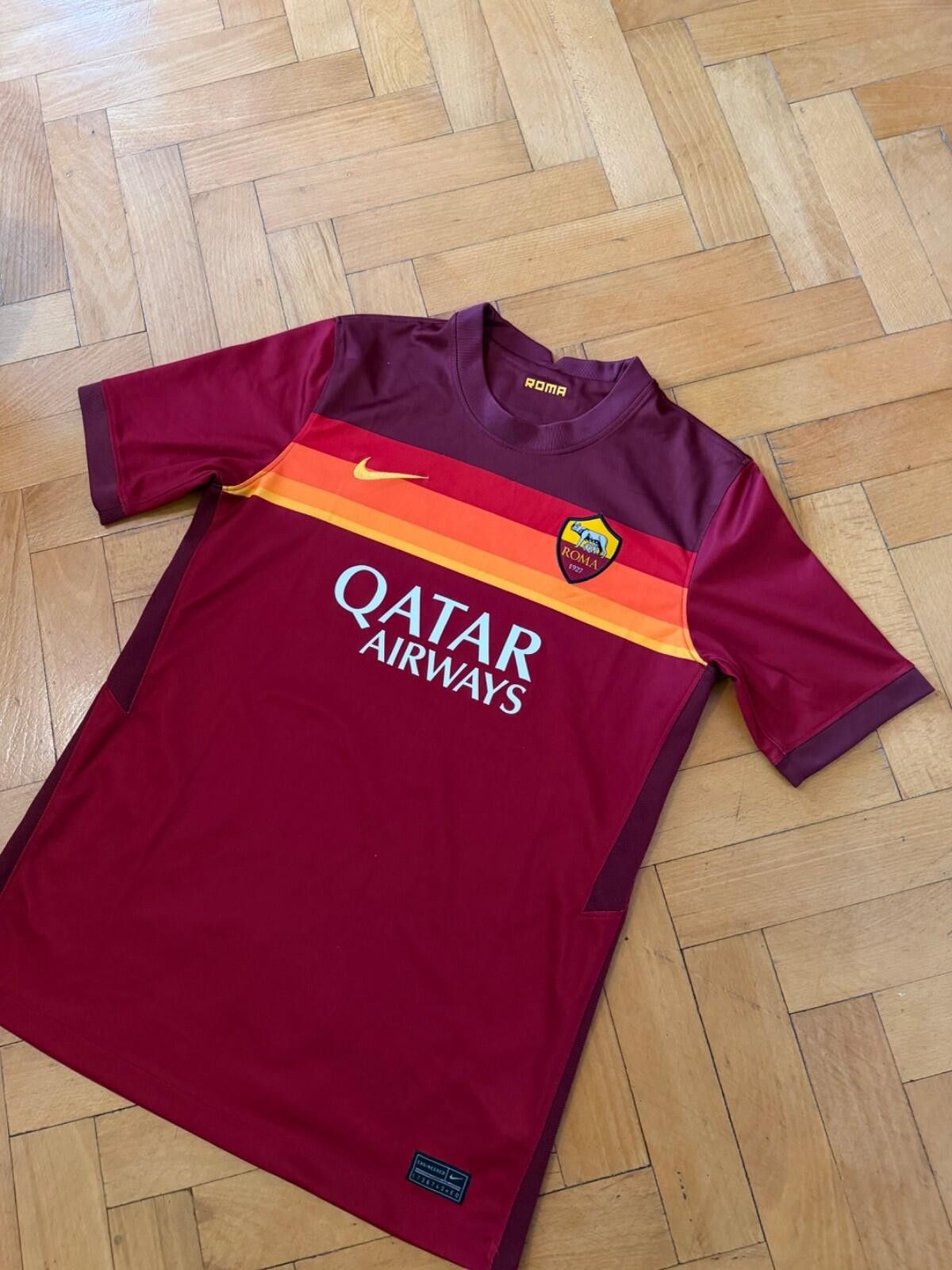 Nike Nike AS Roma 2020/21 Home Football Jersey Sz XL(Boys) Size US XS / EU 42 / 0 - 3 Thumbnail