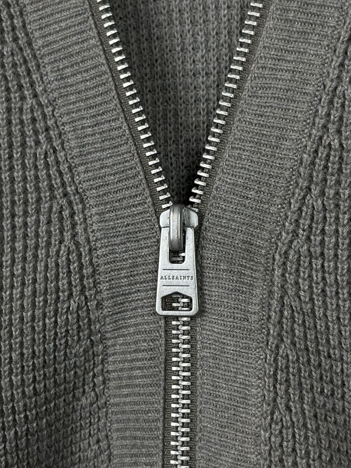 Allsaints Allsaints Forram Cardigan Distressed Full Zip Sweater Men’s Size US M / EU 48-50 / 2 - 12 Thumbnail