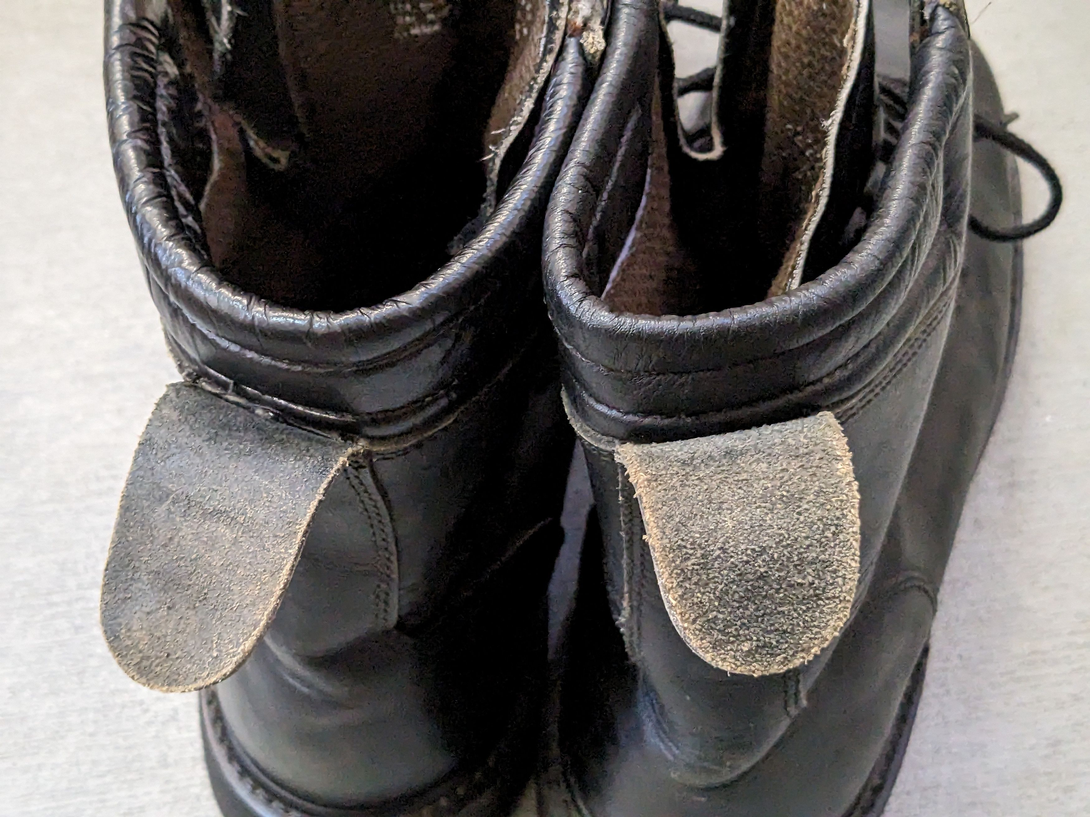 Genuine Leather × Vintage Vintage Combat Boots Black 11.5 Narrow Leather Biker Chunky Size US 11.5 / EU 44-45 - 13 Thumbnail