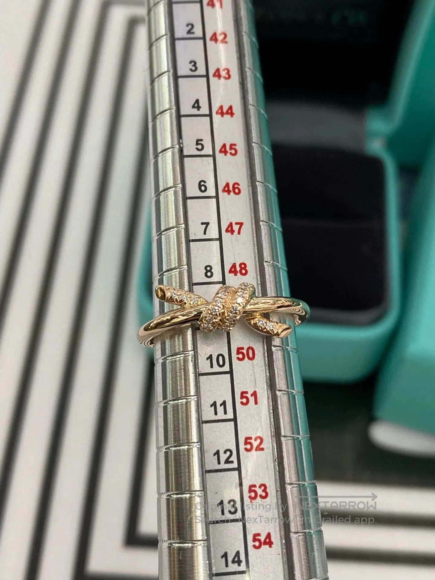 Tiffany & Co. Tiffany & Co. Diamond Knot Ring. Size ONE SIZE - 4 Thumbnail