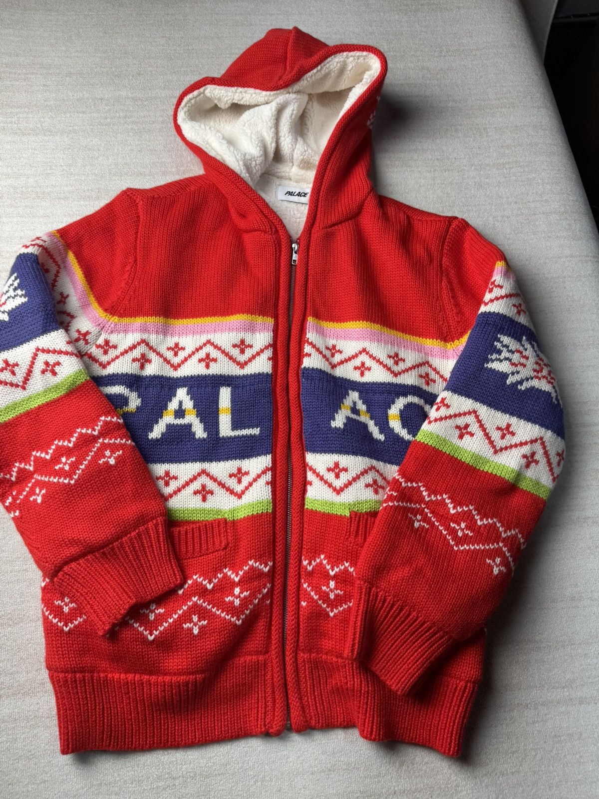 Palace Loves me hooded knit Size US L / EU 52-54 / 3 - 1 Thumbnail