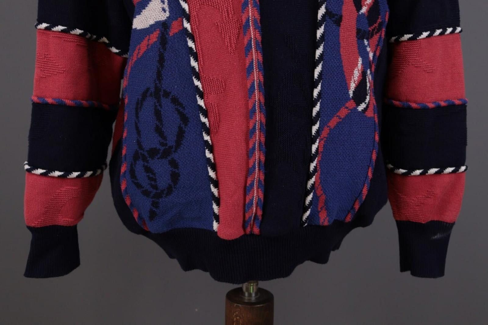 Carlo Colucci Carlo Colucci Multicolor Designer Sweater Size 56 Size US M / EU 48-50 / 2 - 2 Thumbnail