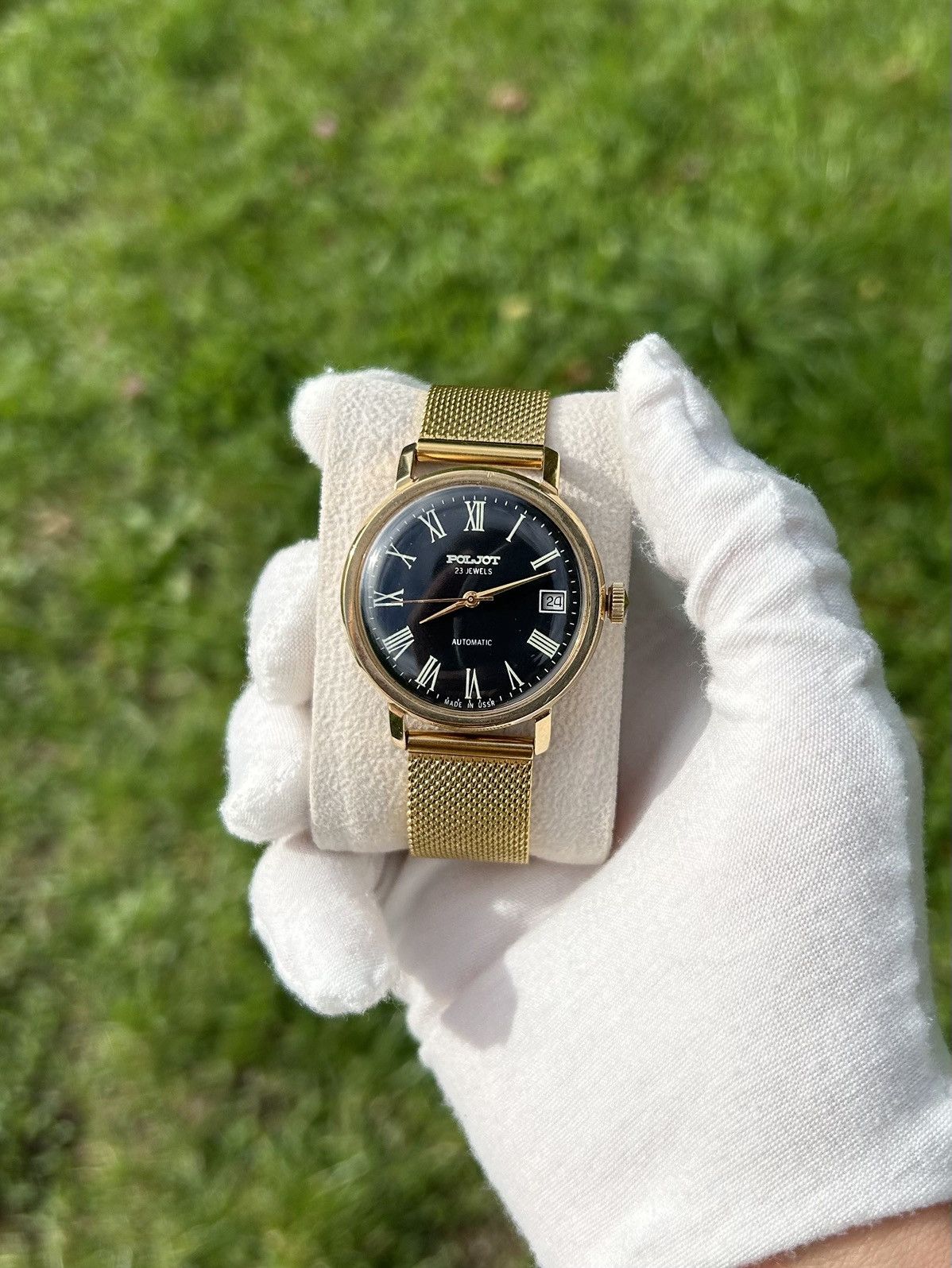Vintage Vintage Watch Poljot USSR Automatic Automatic 1980s Size ONE SIZE - 2 Thumbnail