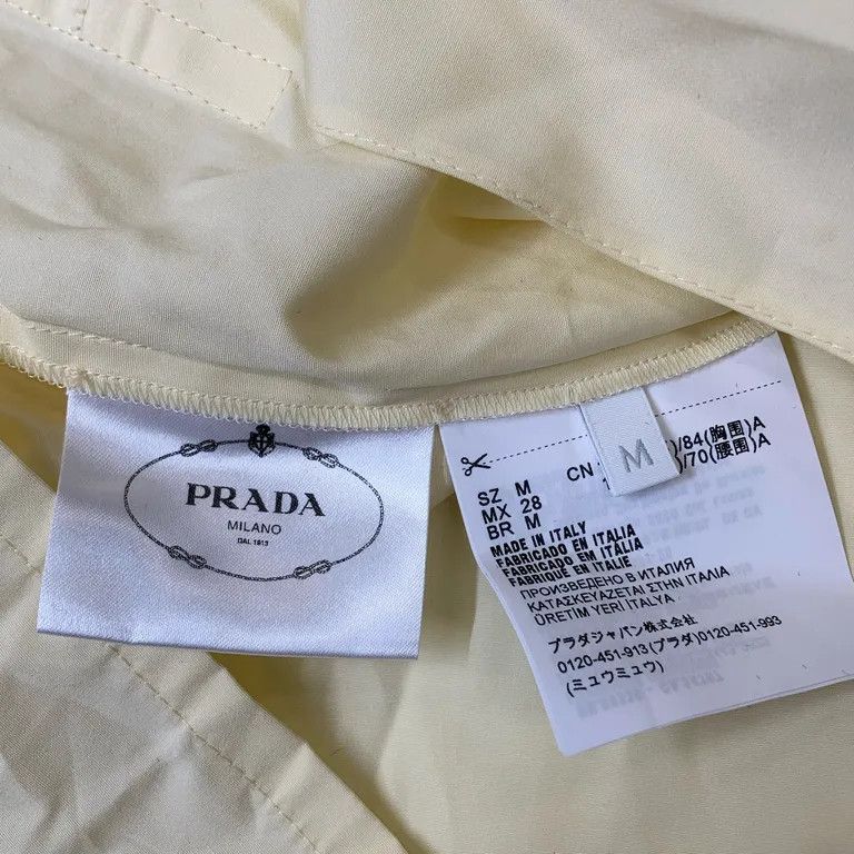 Prada × Raf Simons F/W22 Yellow Runway Show Invitation Button Up Shirt Size US M / EU 48-50 / 2 - 3 Thumbnail