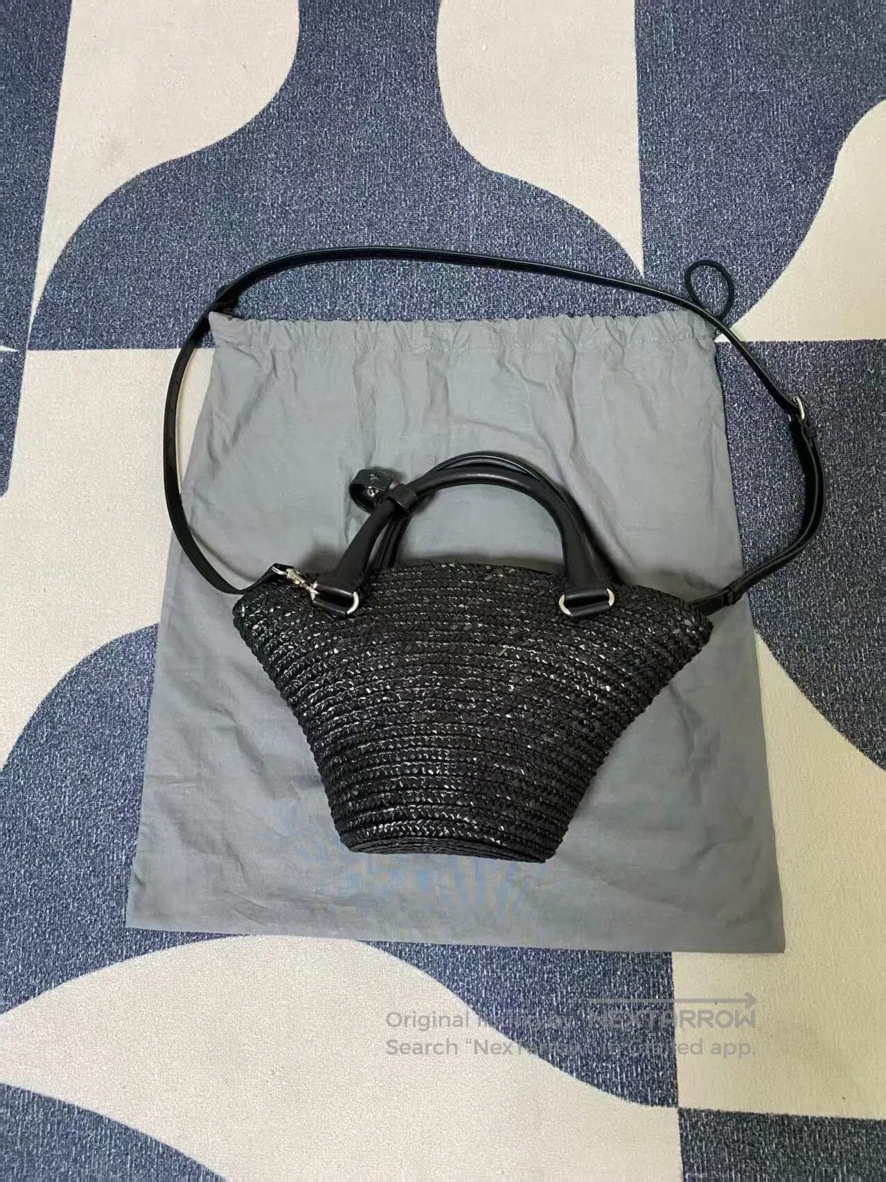 Balenciaga Balenciaga Beach Bag Straw Design. Size ONE SIZE - 3 Thumbnail
