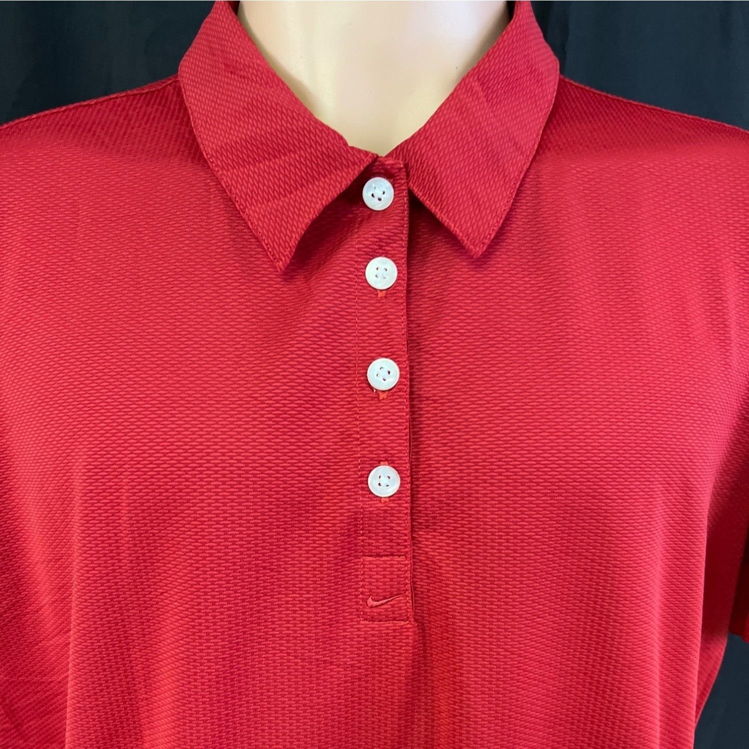 Nike Nike Golf Men's Red Golf Shirt/Polo Size XL SKU 4096 Size US XL / EU 56 / 4 - 3 Thumbnail