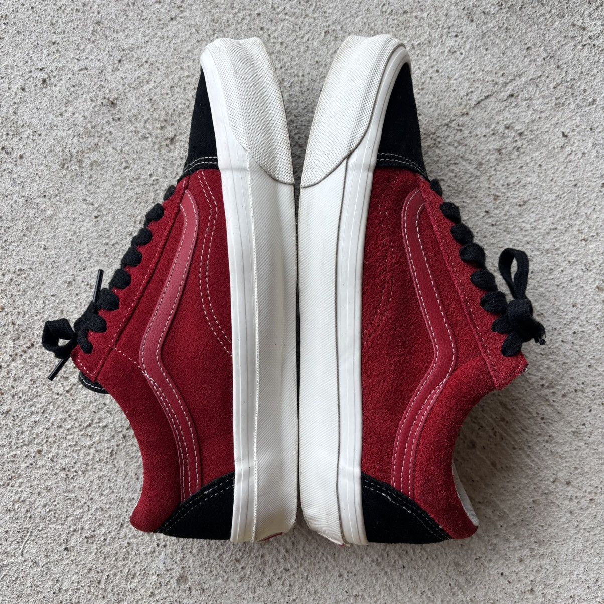 Vans Vault OG LX Old Skool Red Chili Pepper Black Suede Size 9 Size US 9 / EU 42 - 6 Thumbnail