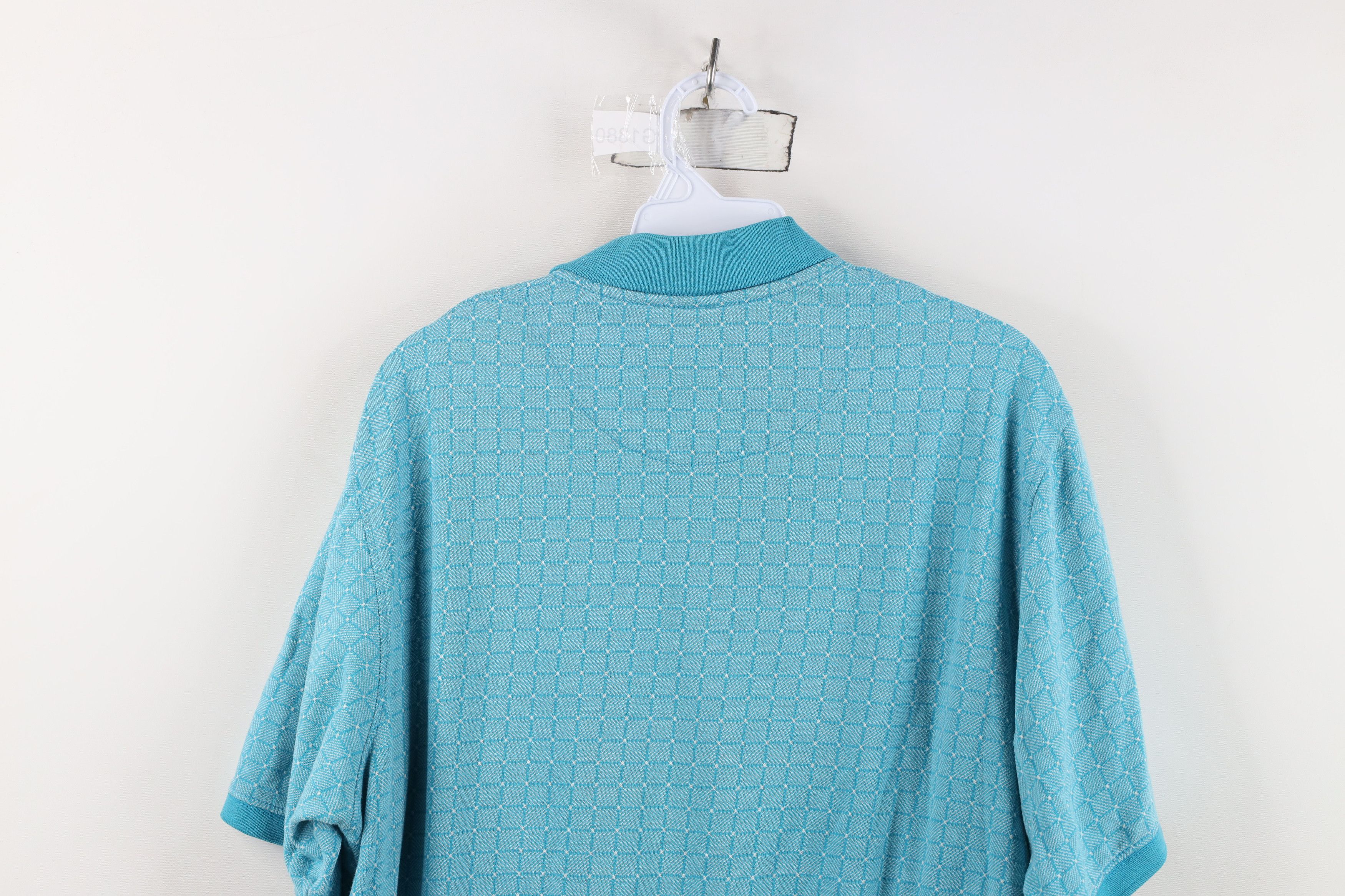 Vintage Vintage 90s Streetwear Checkered Pullover Polo Shirt Size US XL / EU 56 / 4 - 12 Thumbnail