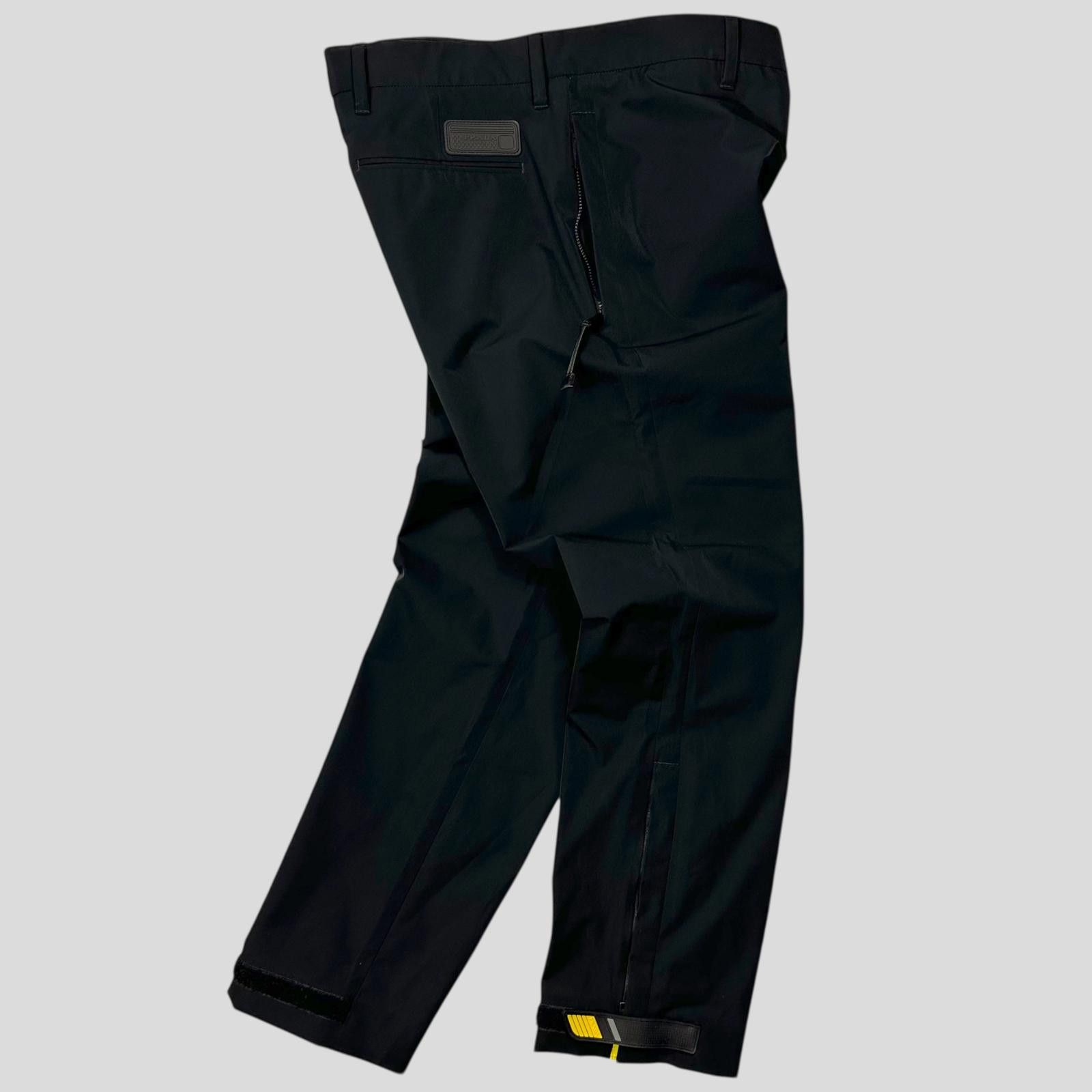 Prada Prada 2017 Race Logo Strap Gabardine Nylon Trousers - IT50 L Size US 34 / EU 50 - 1 Thumbnail