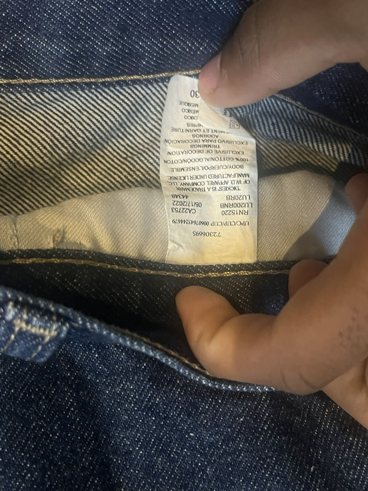 Dickies Dickies denim 34x30 Size US 34 / EU 50 - 4 Thumbnail