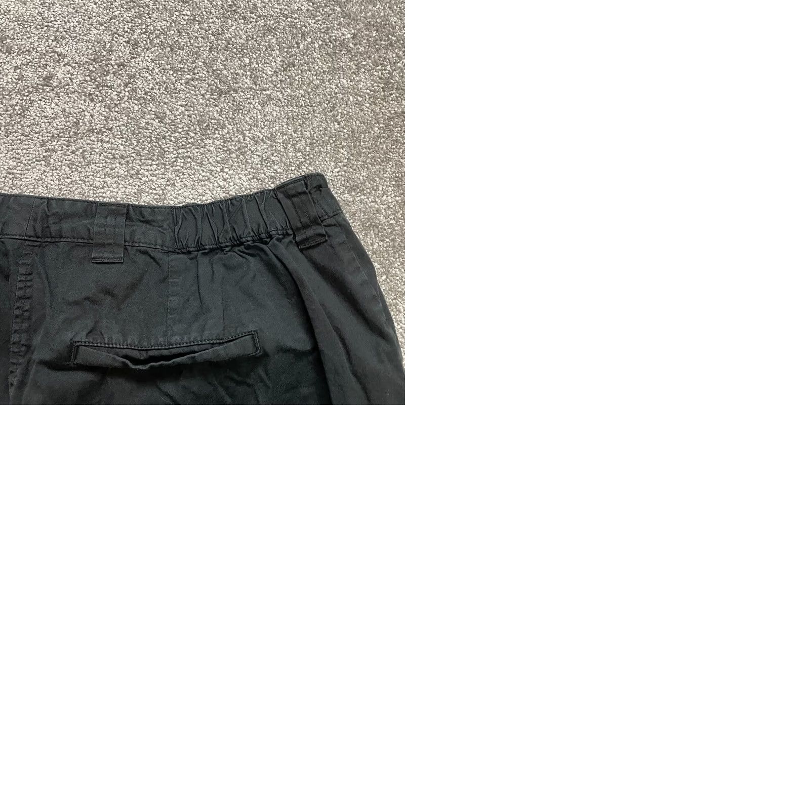 Vintage Kim Rogers Chino Bermuda Shorts Womesn 18W Black Casual Cotton Pockets 10” Insm Size 26" / US 2 / IT 38 - 9 Thumbnail