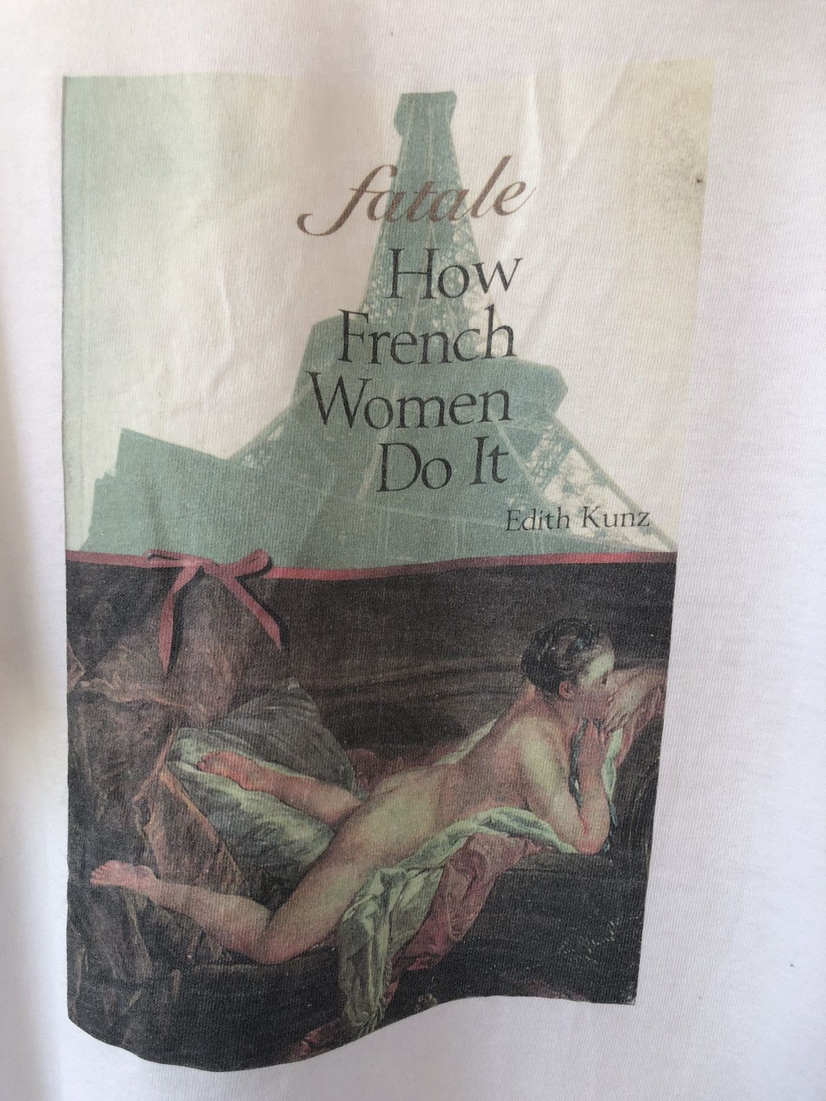Vintage Vintage 90s Edith Kunz fatale Novel Tee Size US XL / EU 56 / 4 - 3 Thumbnail