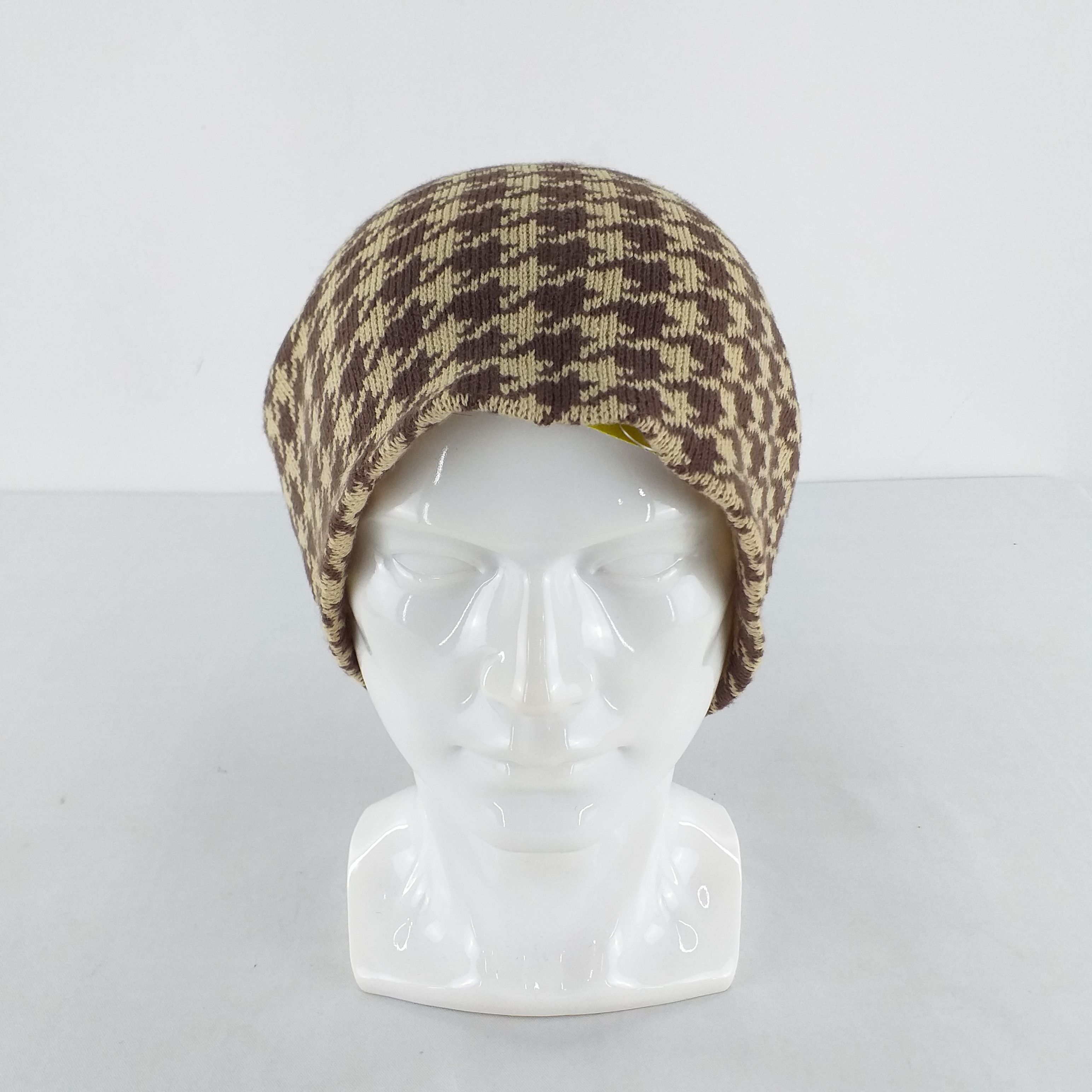 Vintage Rare Pattern Snow Cap Hat Beanie BN441 Size ONE SIZE - 1 Thumbnail