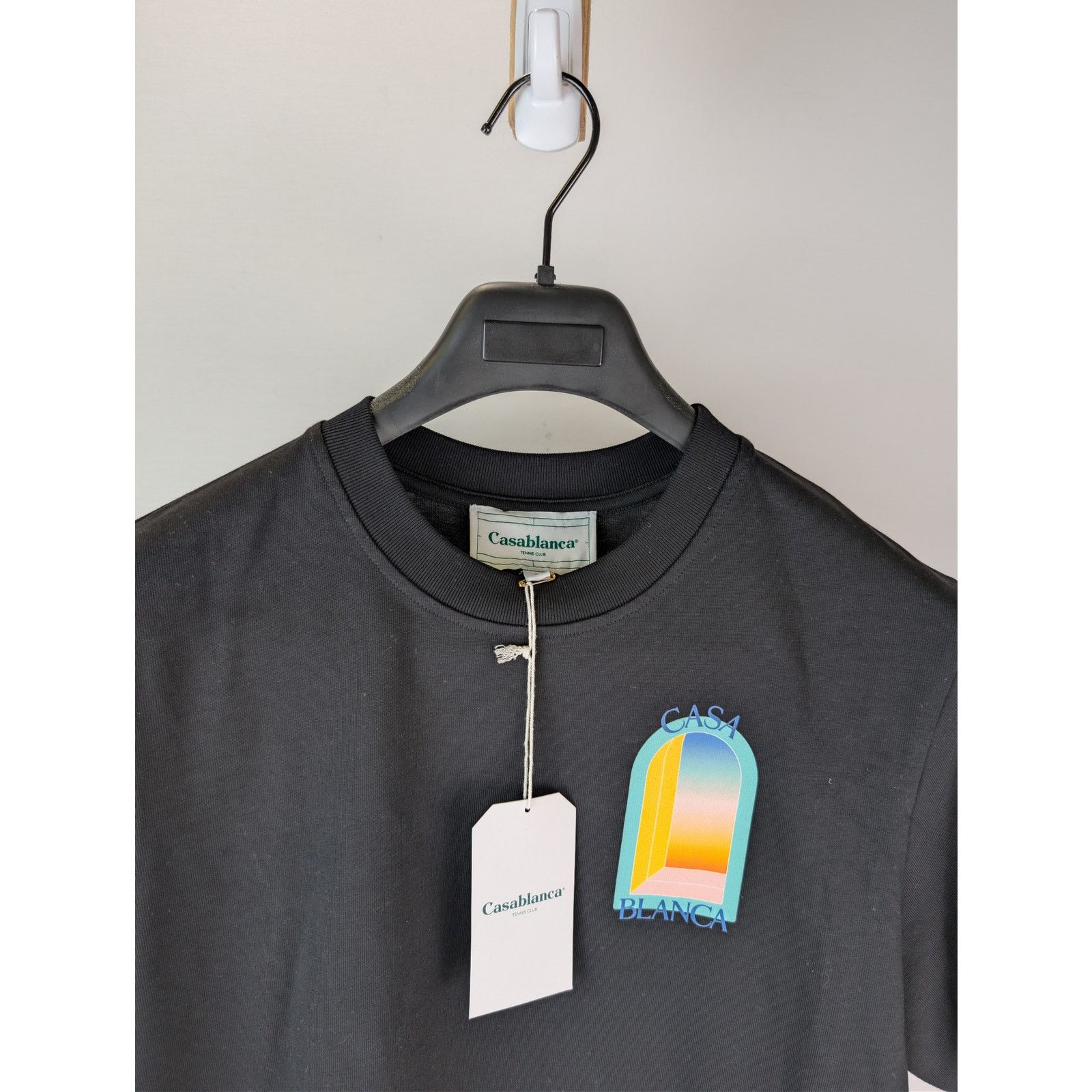 Casablanca o1rshd1 CC20 L'Arc Coloré T-Shirt in Black Size US S / EU 44-46 / 1 - 8 Thumbnail