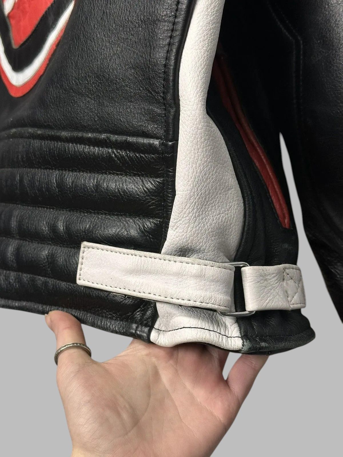 Marlboro Vintage Black Leather Biker Jacket Moto Grunge Style Size US M / EU 48-50 / 2 - 13 Thumbnail